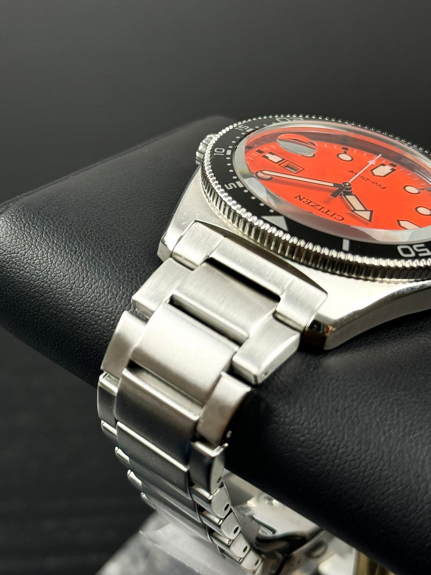Citizen Marine Eco Drive Orange Dial