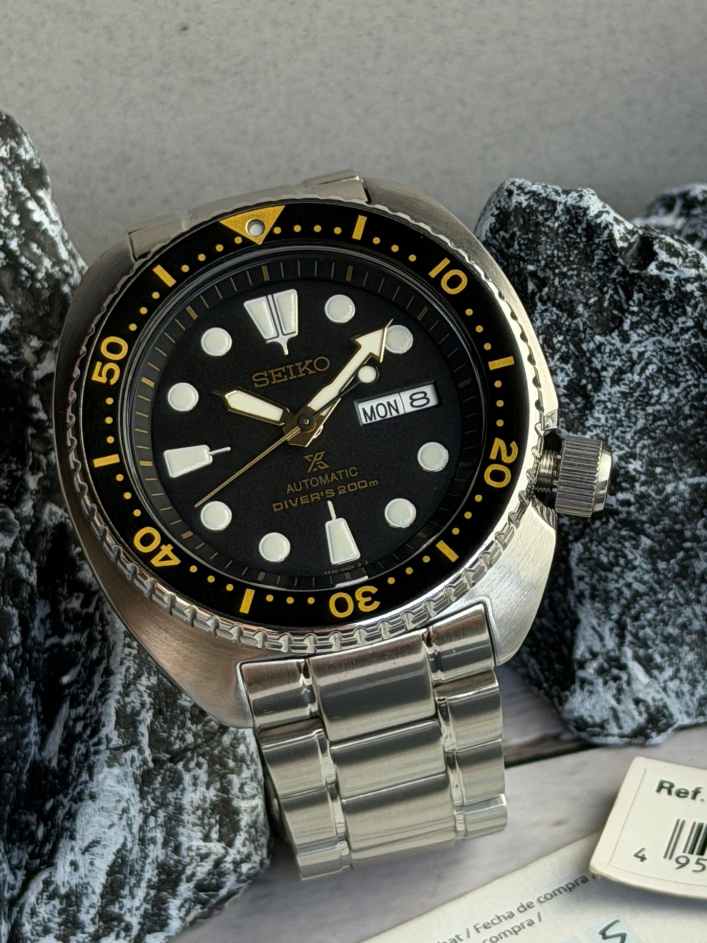 Seiko Turtle Black Gold