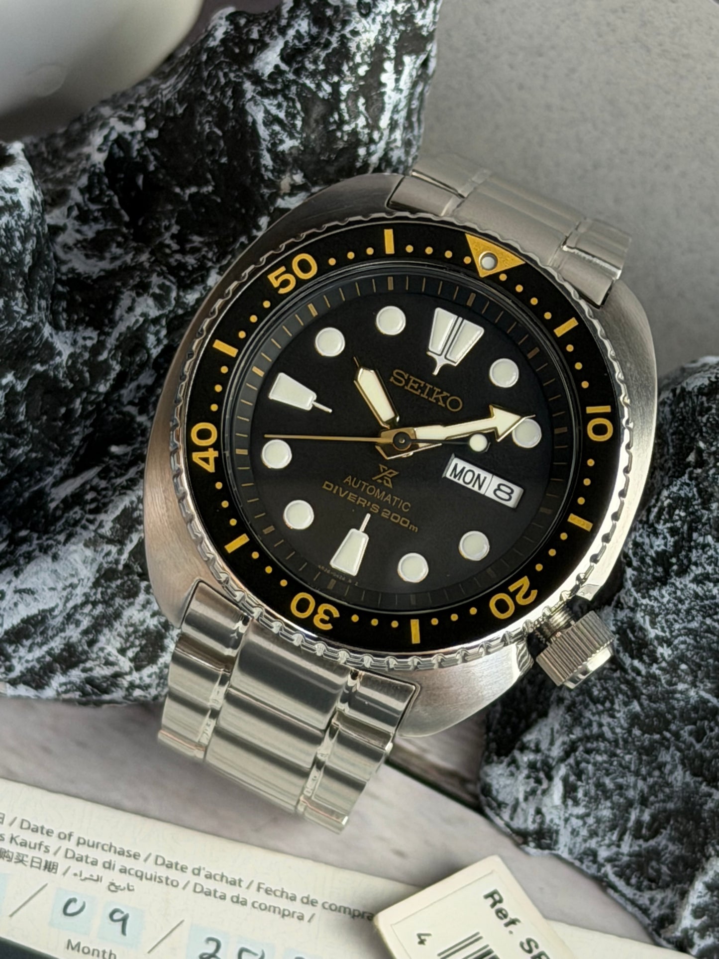 Seiko Turtle Black Gold
