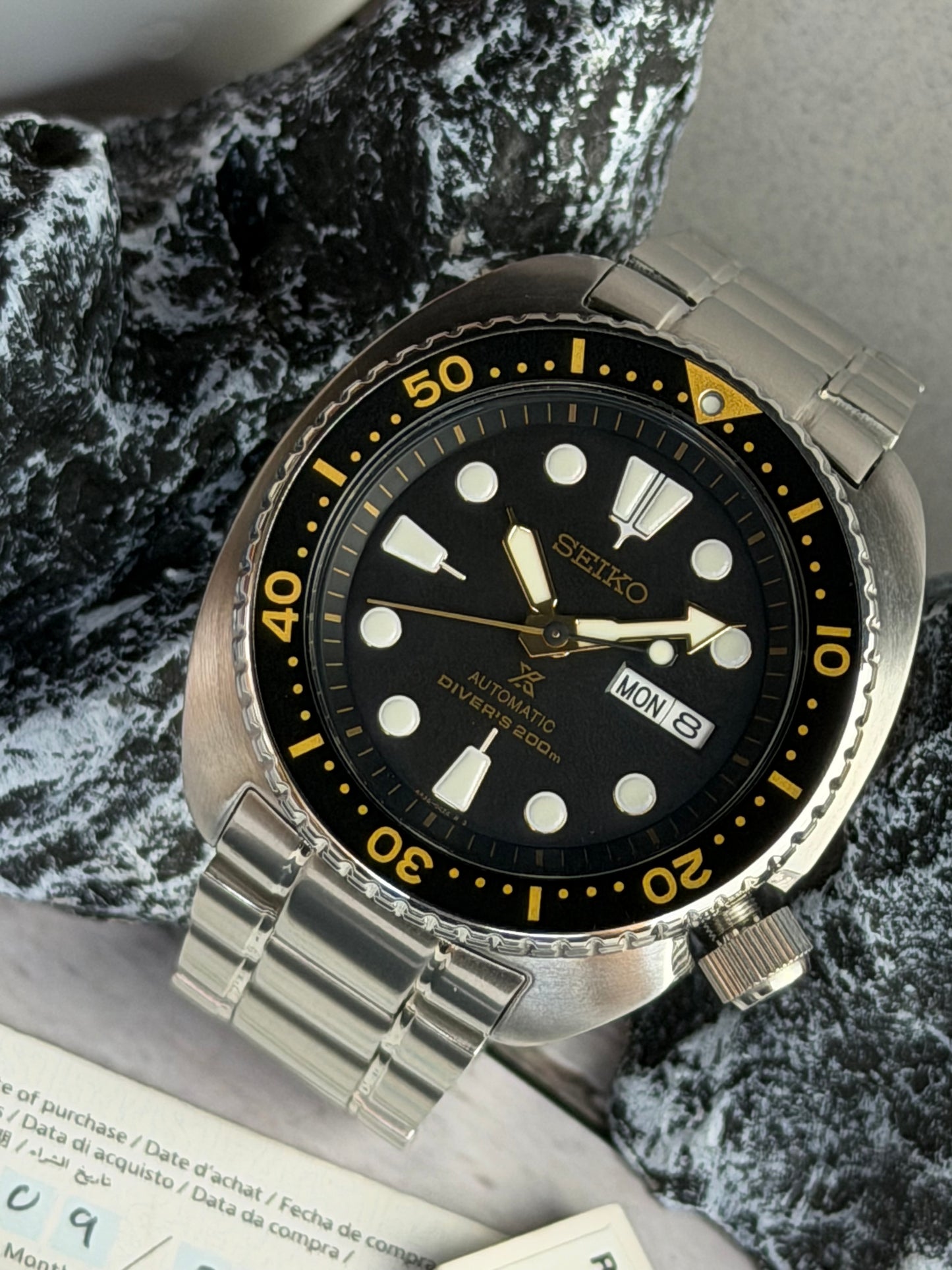 Seiko Turtle Black Gold
