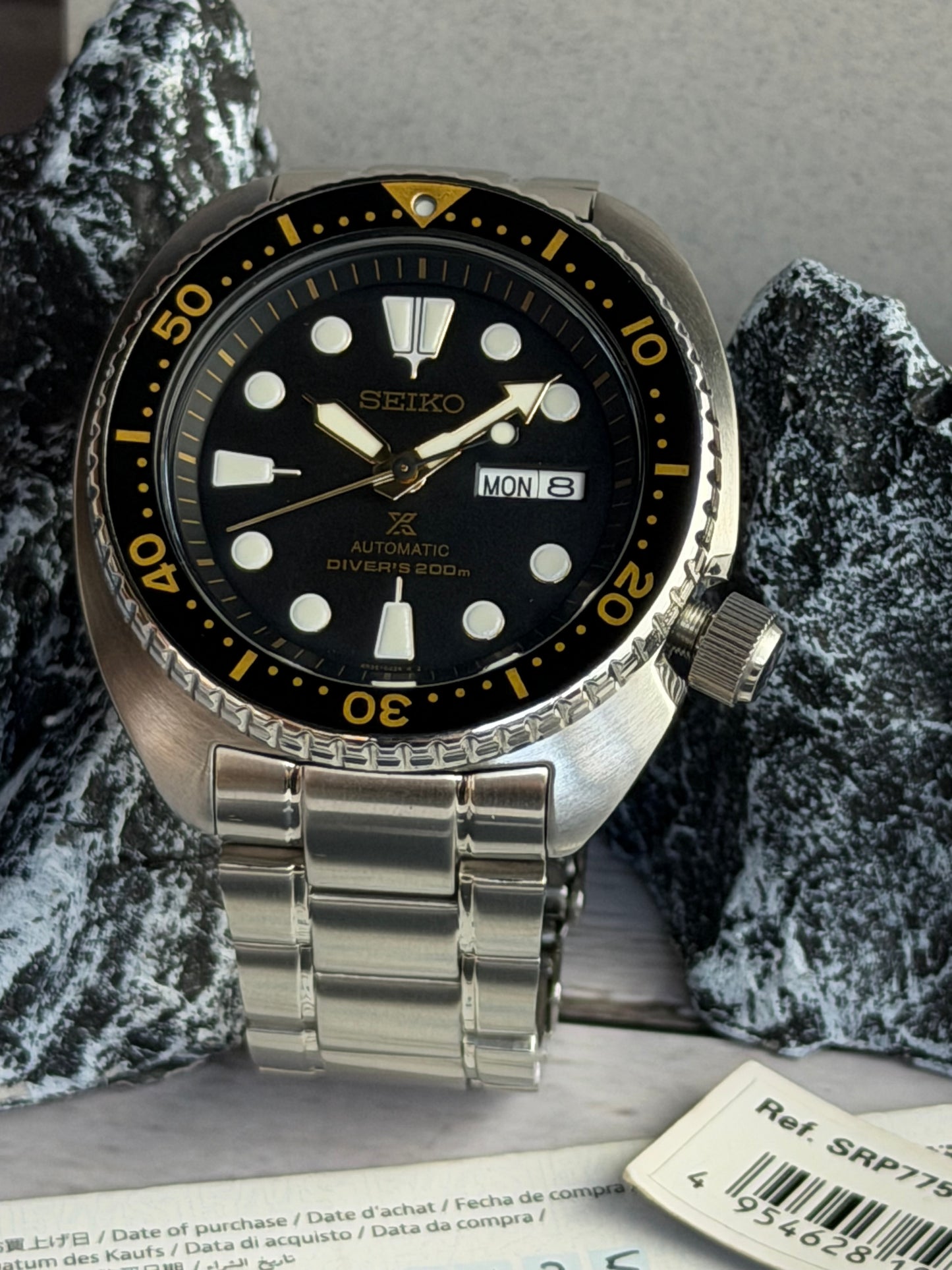 Seiko Turtle Black Gold