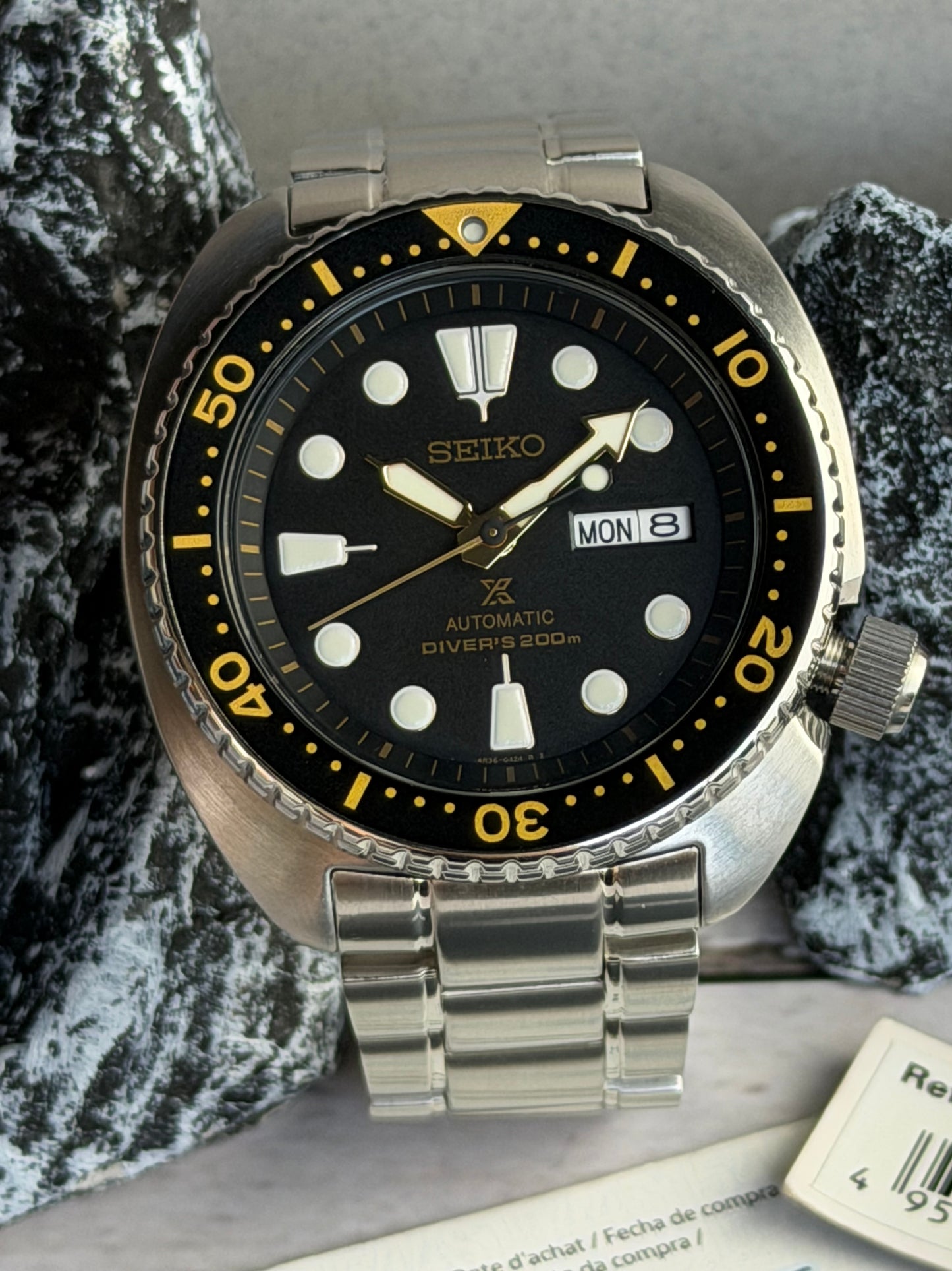 Seiko Turtle Black Gold