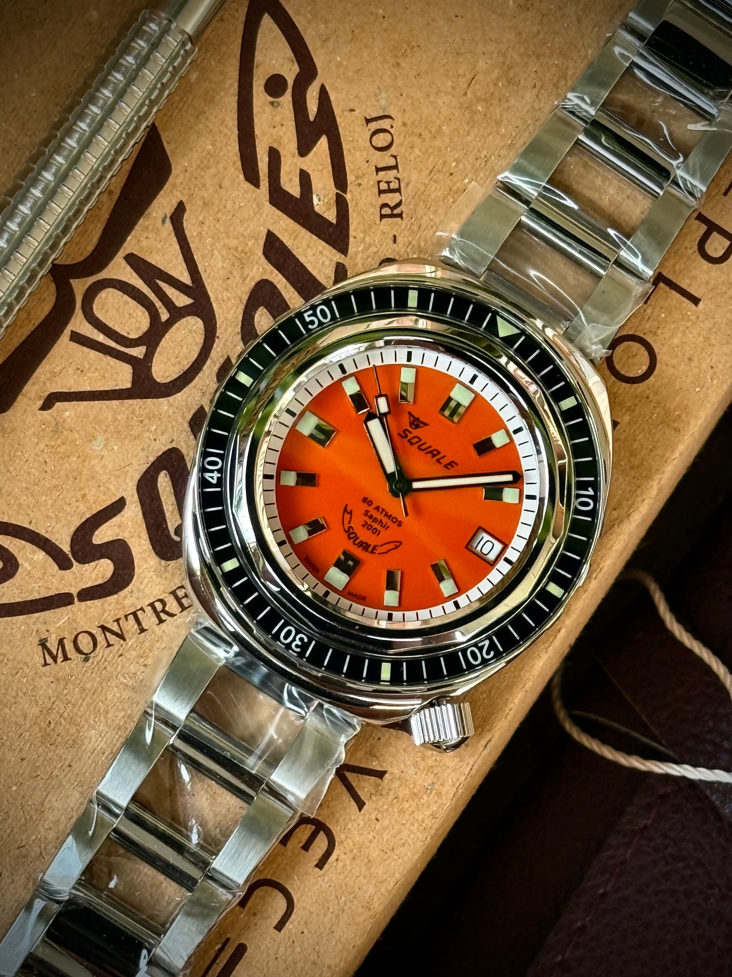 Squale 2001 Reverse Orange