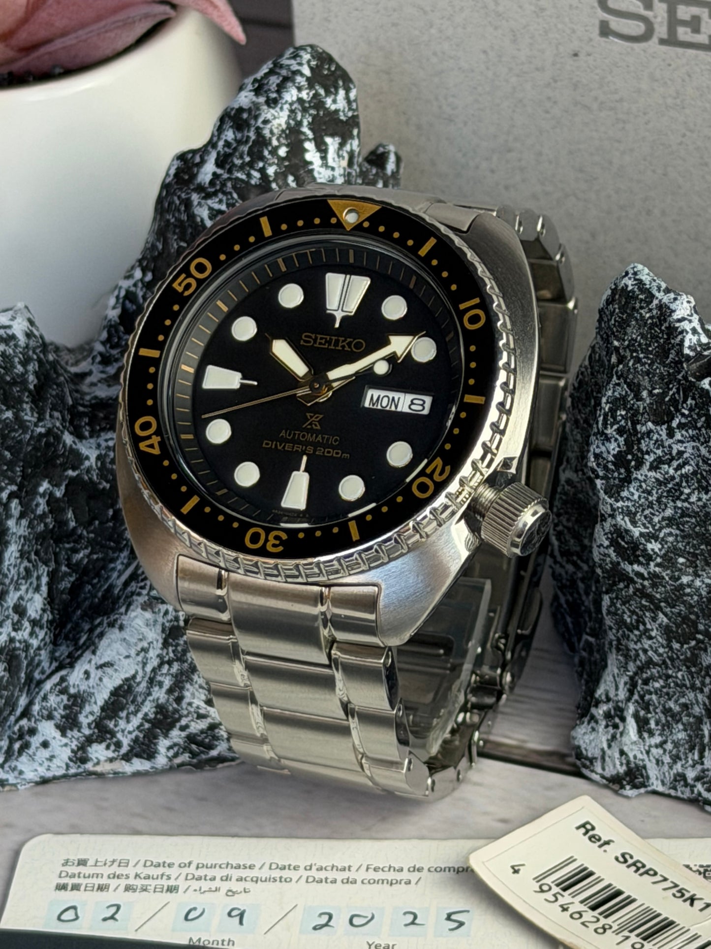 Seiko Turtle Black Gold
