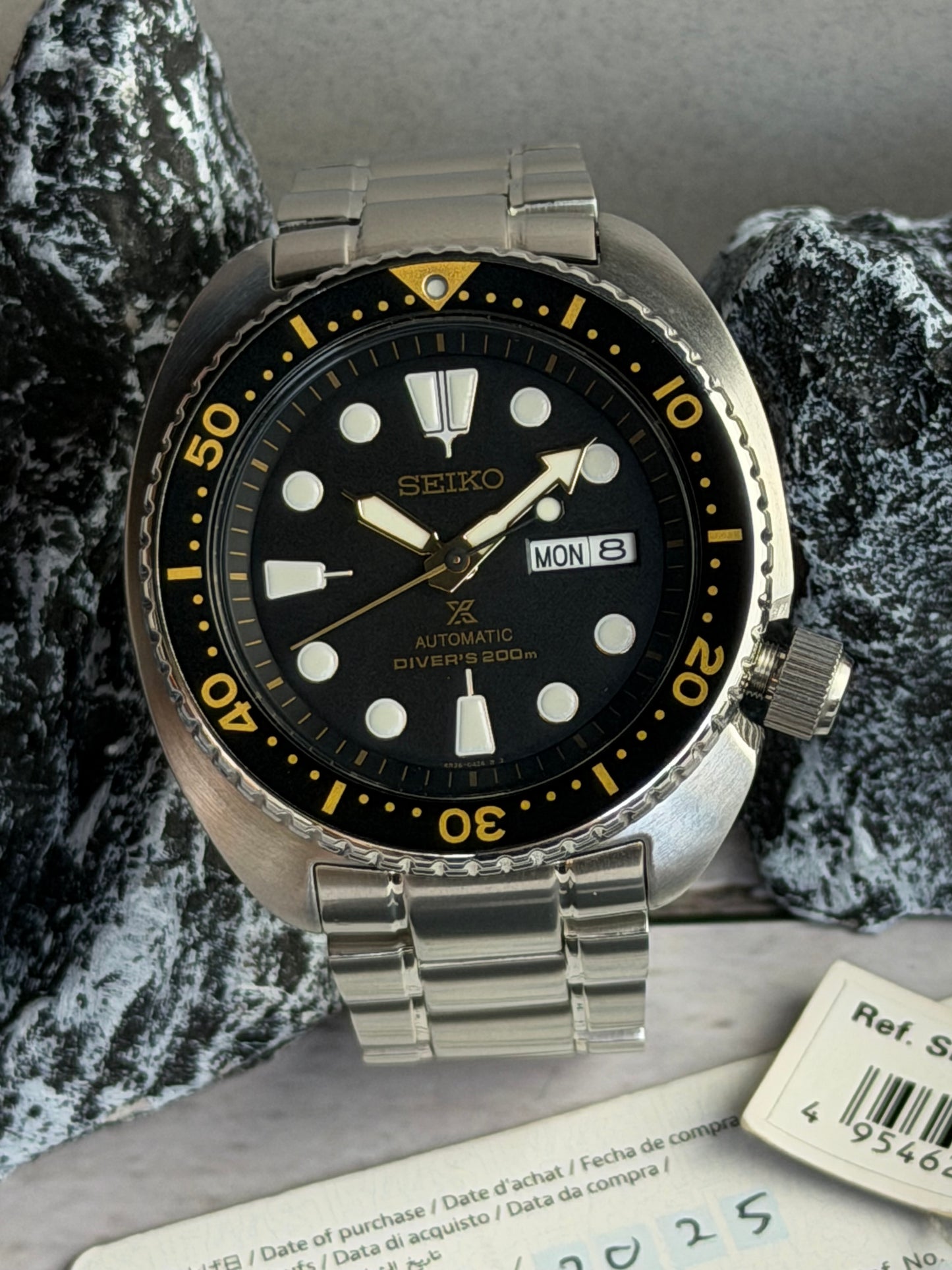 Seiko Turtle Black Gold