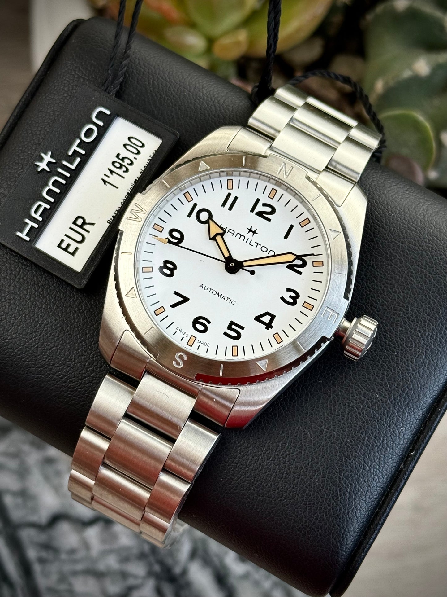 Hamilton Expedition White 37 mm (new)