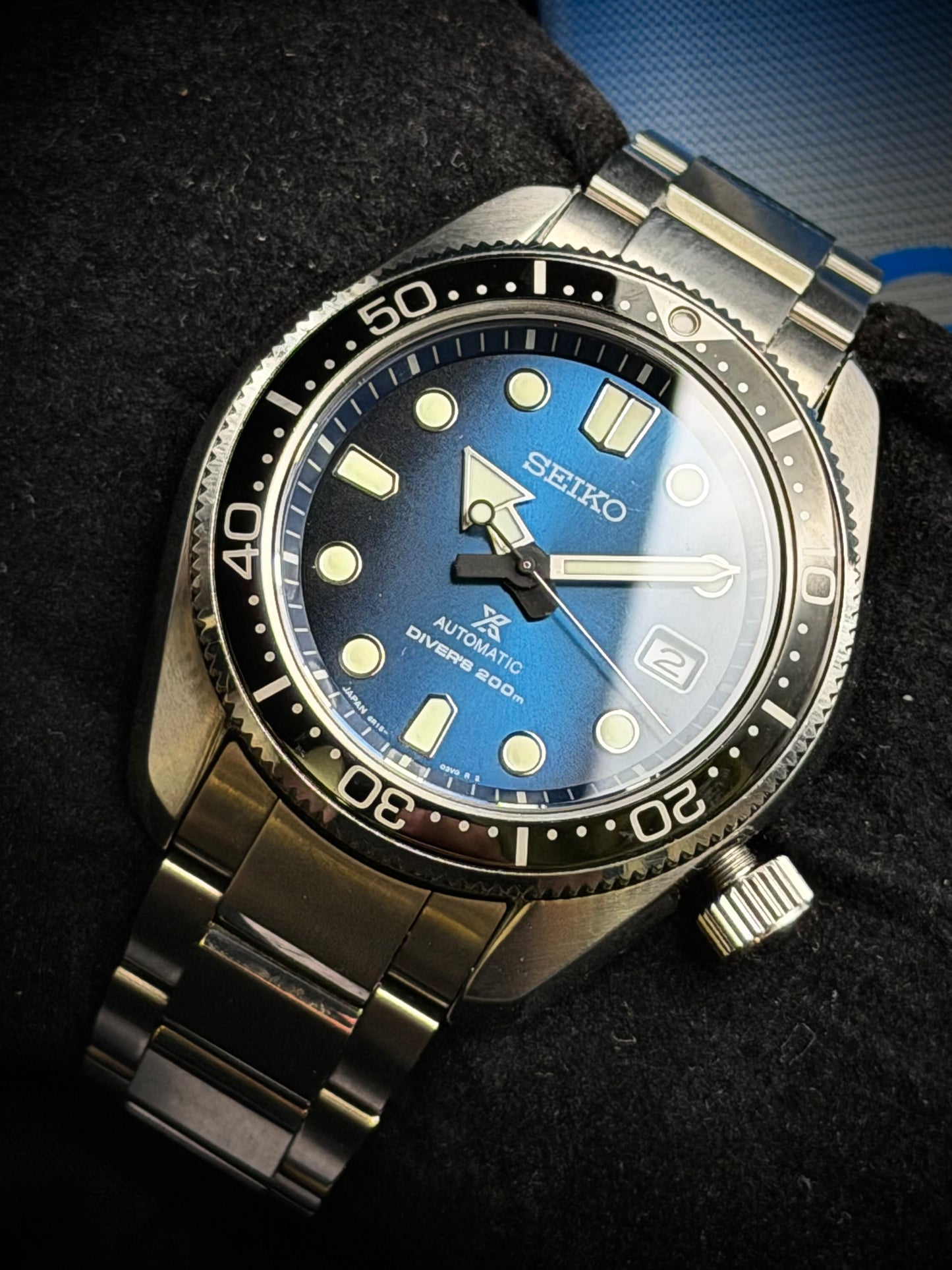 Seiko Baby Marinemaster 200 “Blu Hole”