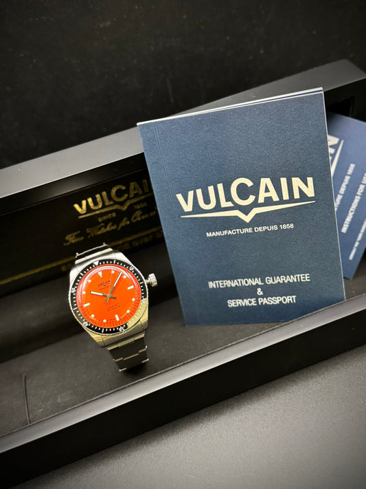 Vulcain Nautique skindiver Arancio