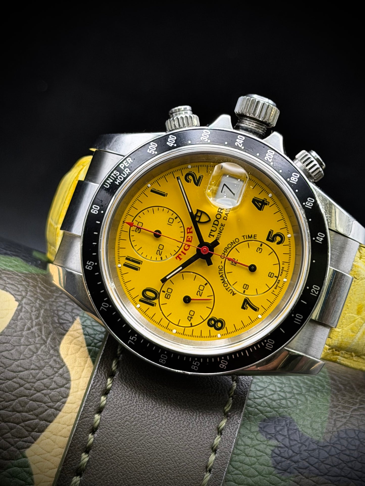 Tudor Tiger 79260 Yellow Dial
