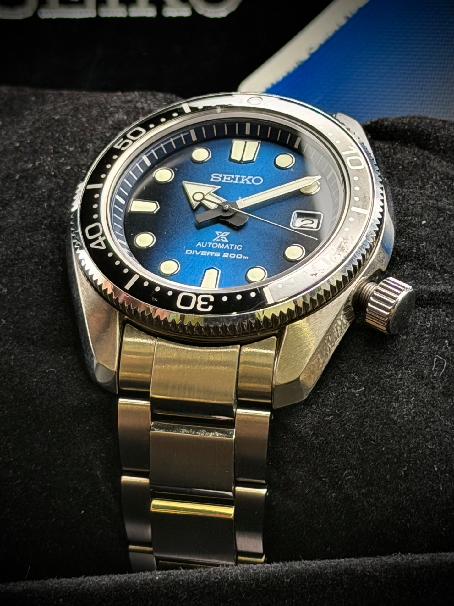 Seiko Baby Marinemaster 200 “Blu Hole”