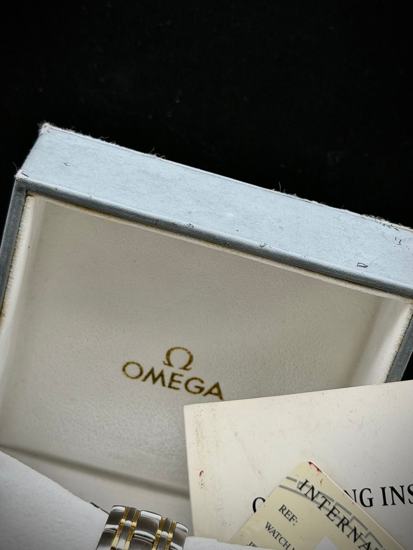 Omega Triple Date acciao/oro