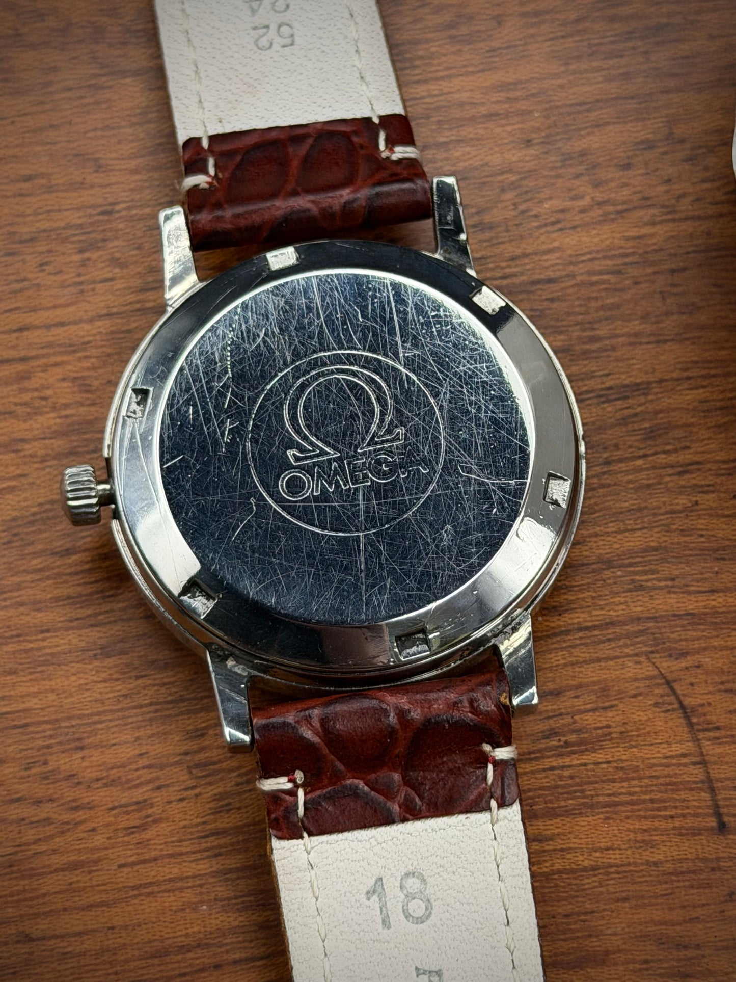 Omega Geneve Burgundy Dial