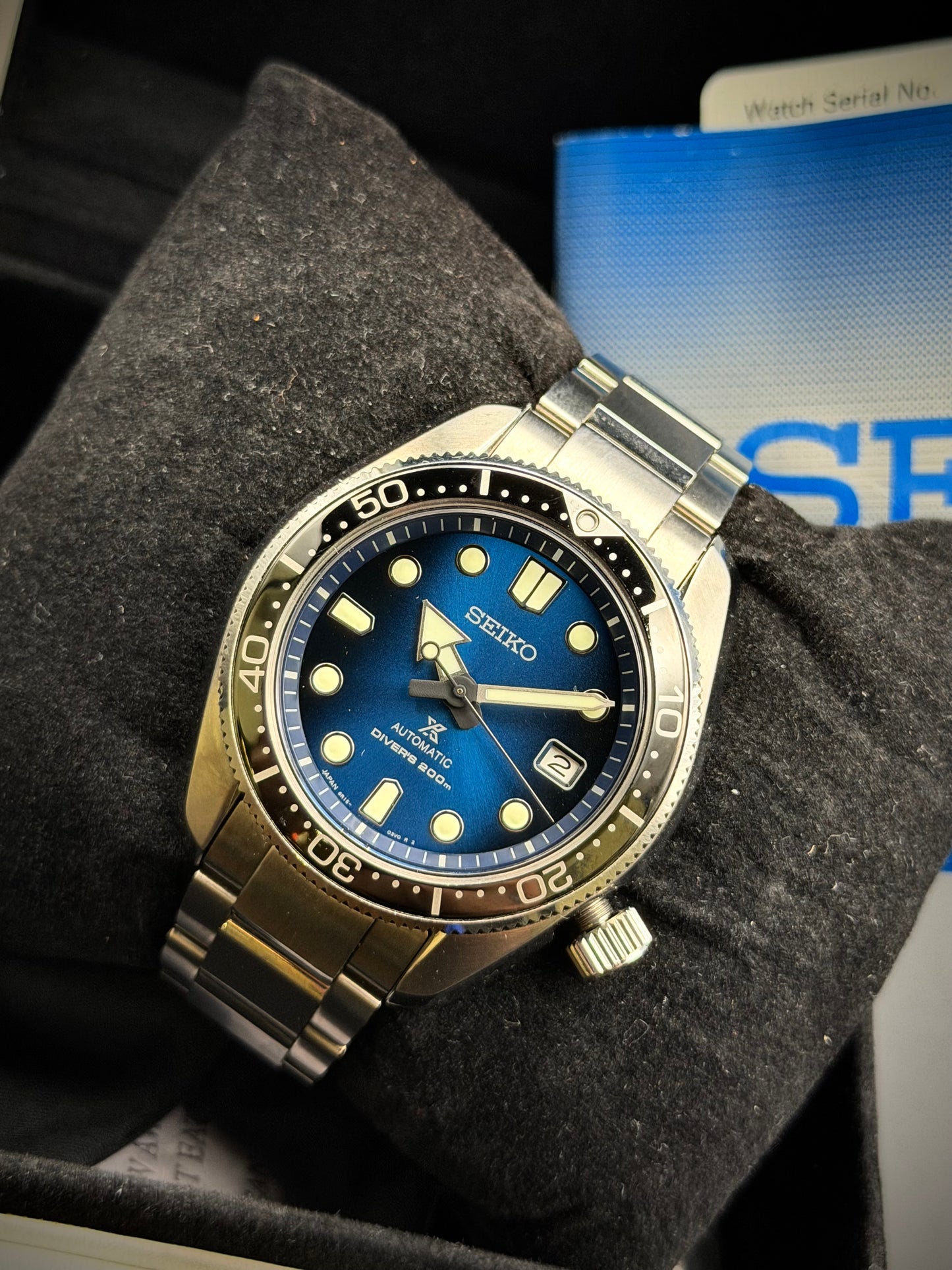 Seiko Baby Marinemaster 200 “Blu Hole”