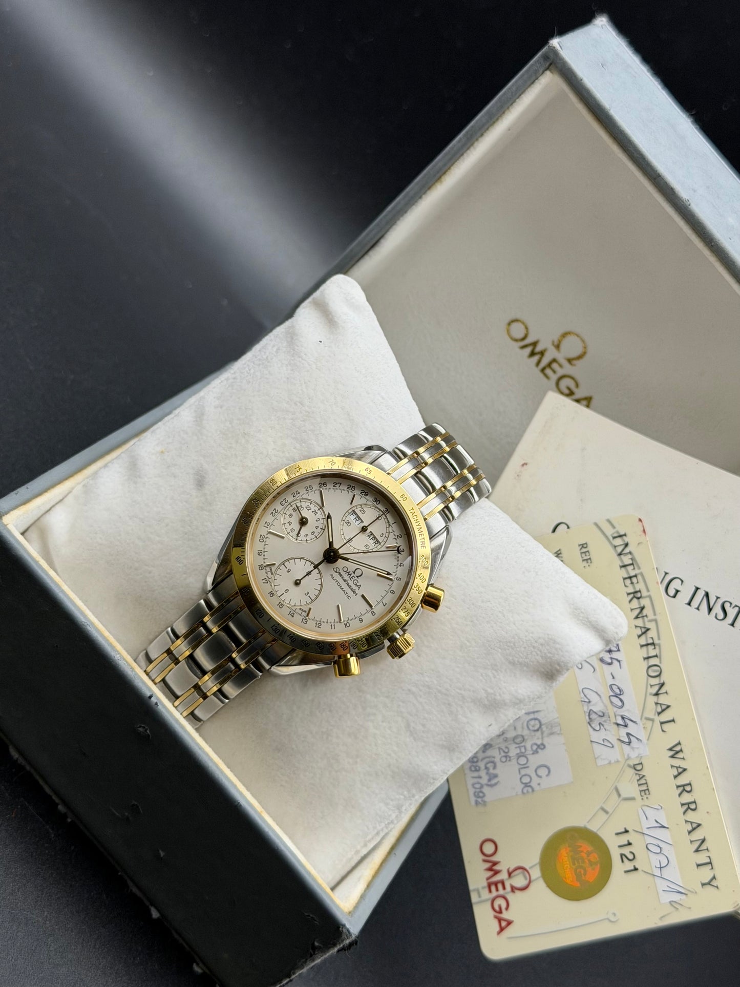 Omega Triple Date acciao/oro