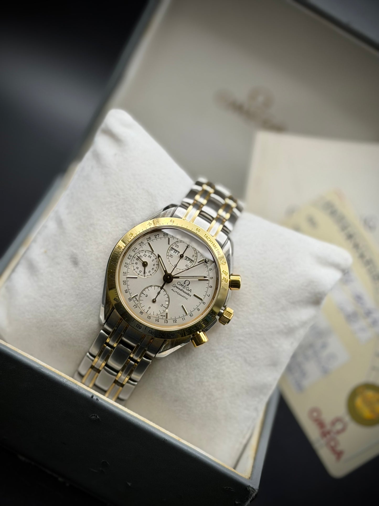 Omega Triple Date acciao/oro