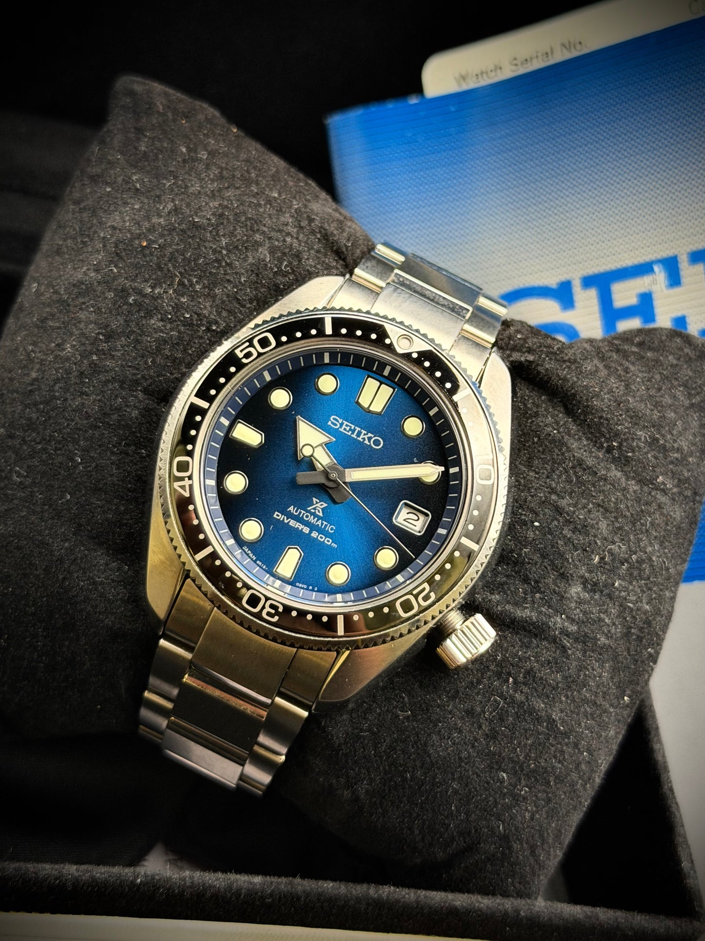 Seiko Baby Marinemaster 200 “Blu Hole”