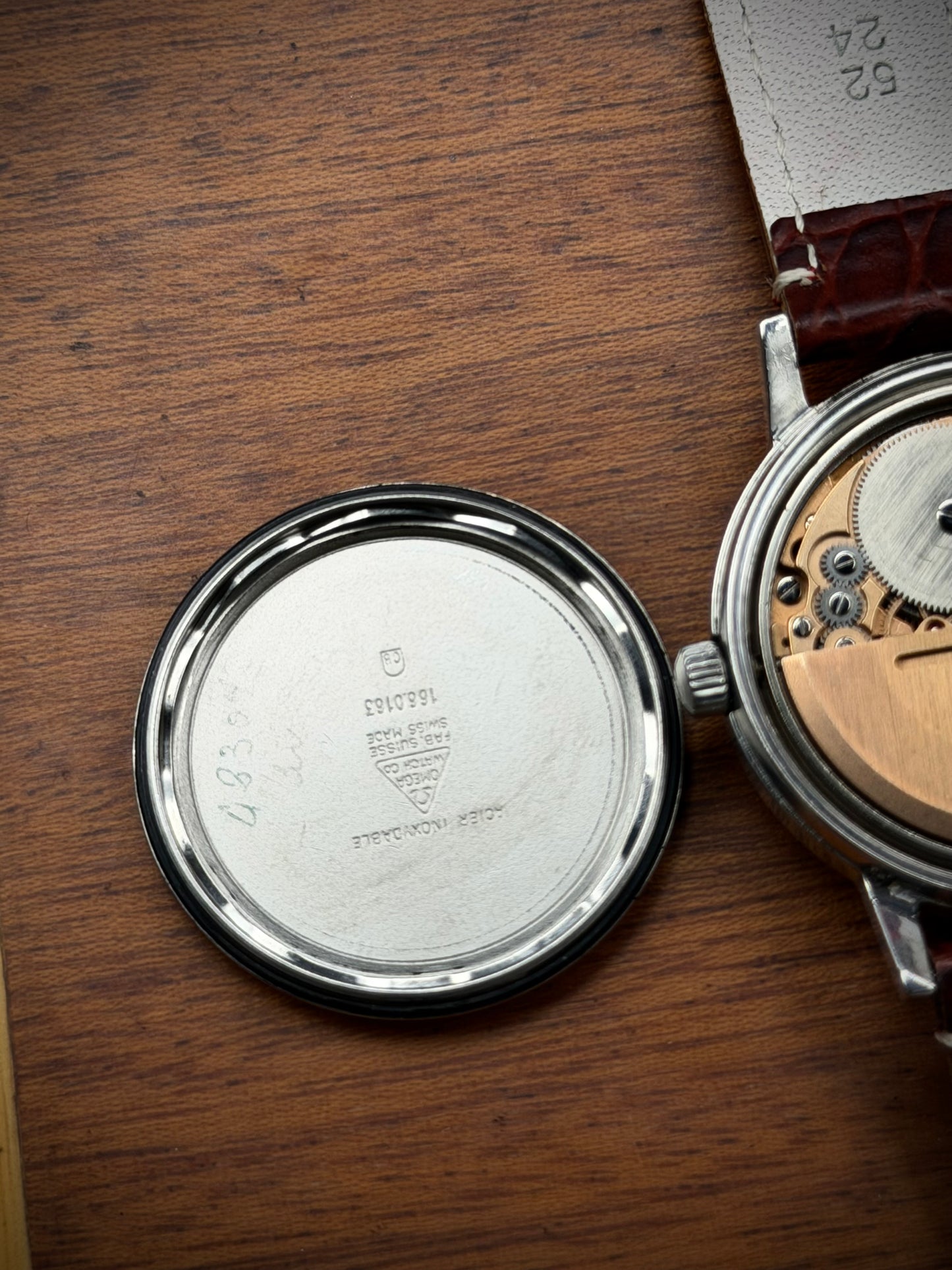 Omega Geneve Burgundy Dial