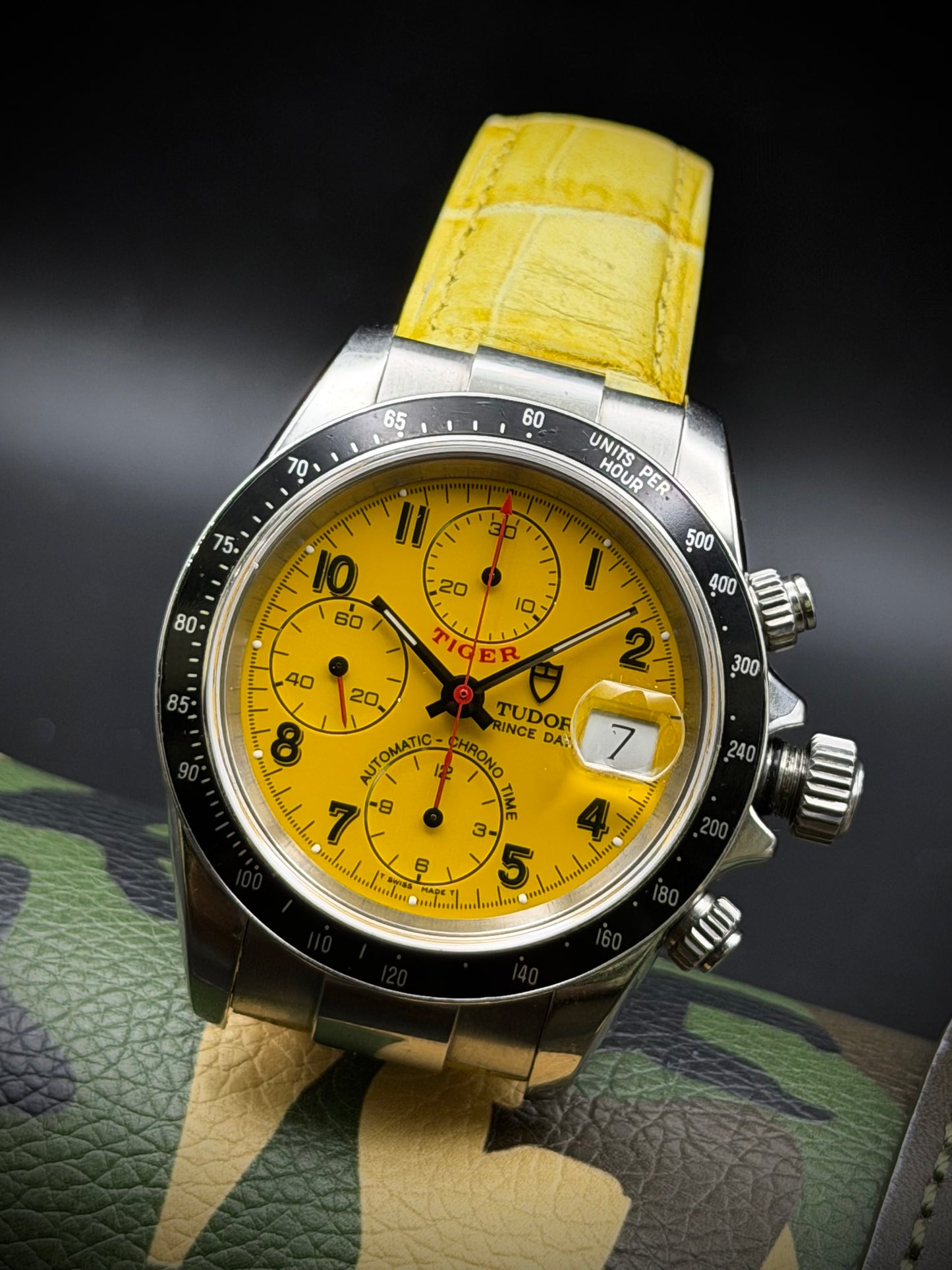 Tudor Tiger 79260 Yellow Dial