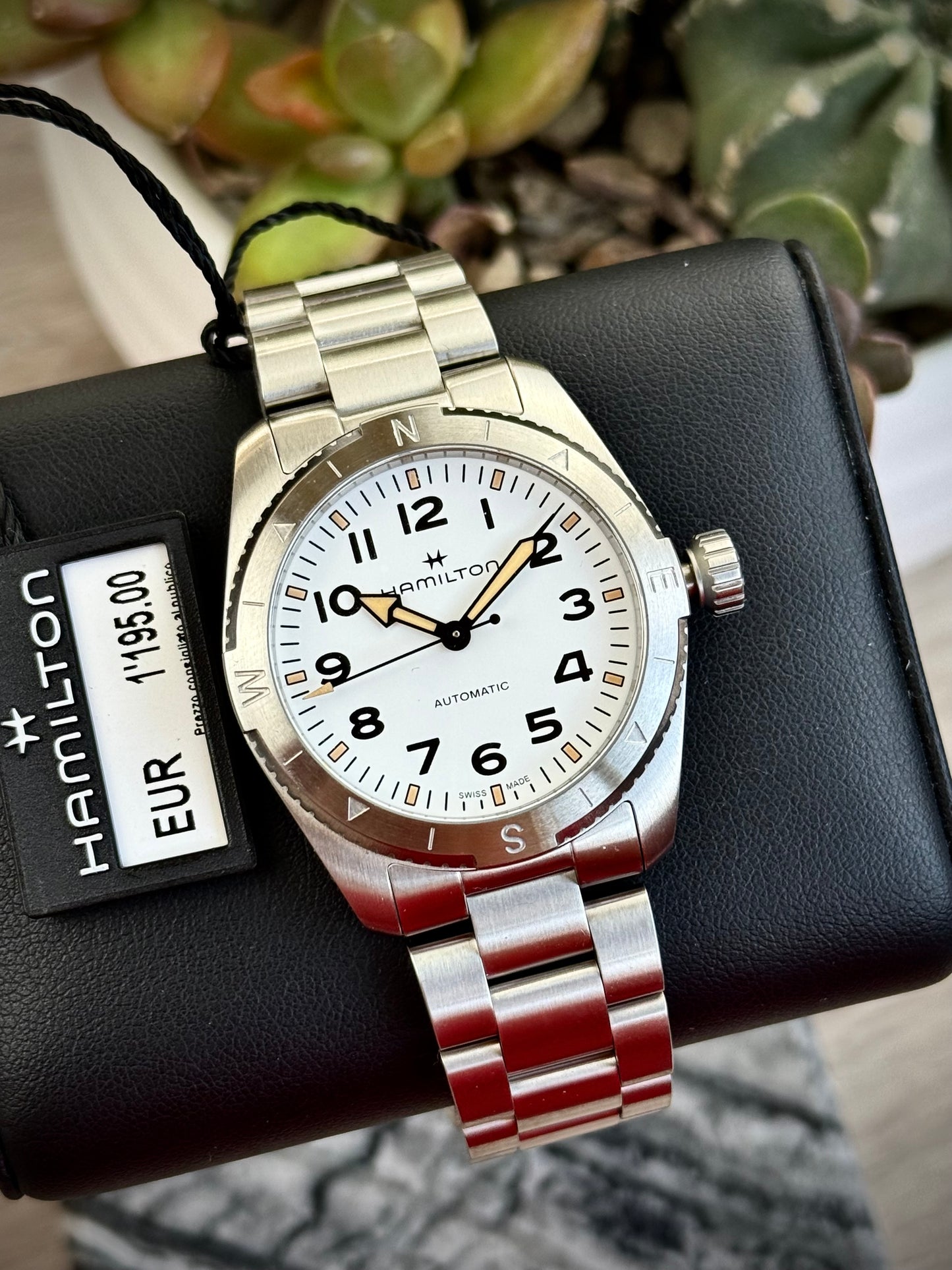 Hamilton Expedition White 37 mm (new)