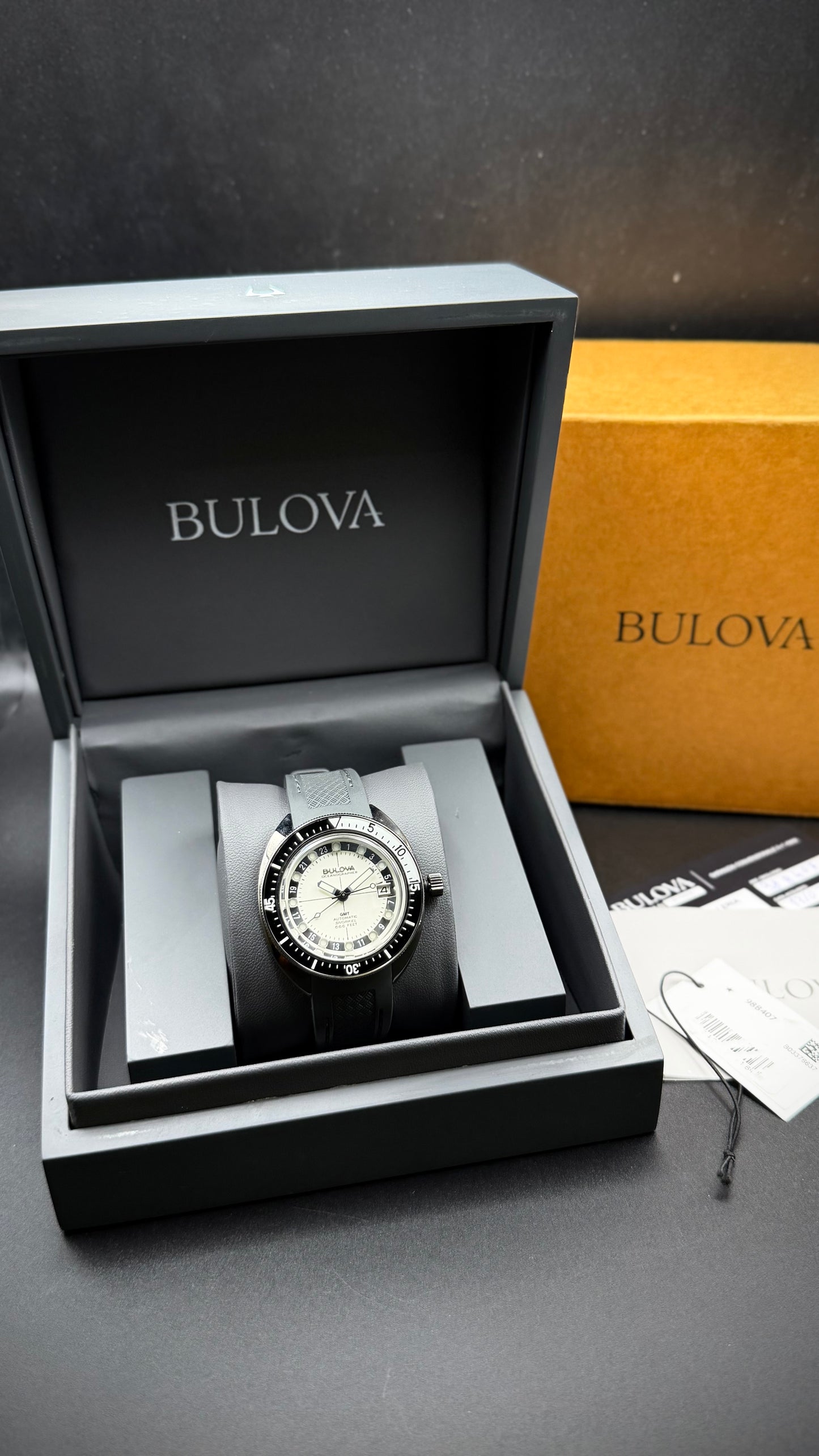 Bulova Oceanographer GMT Full Lume