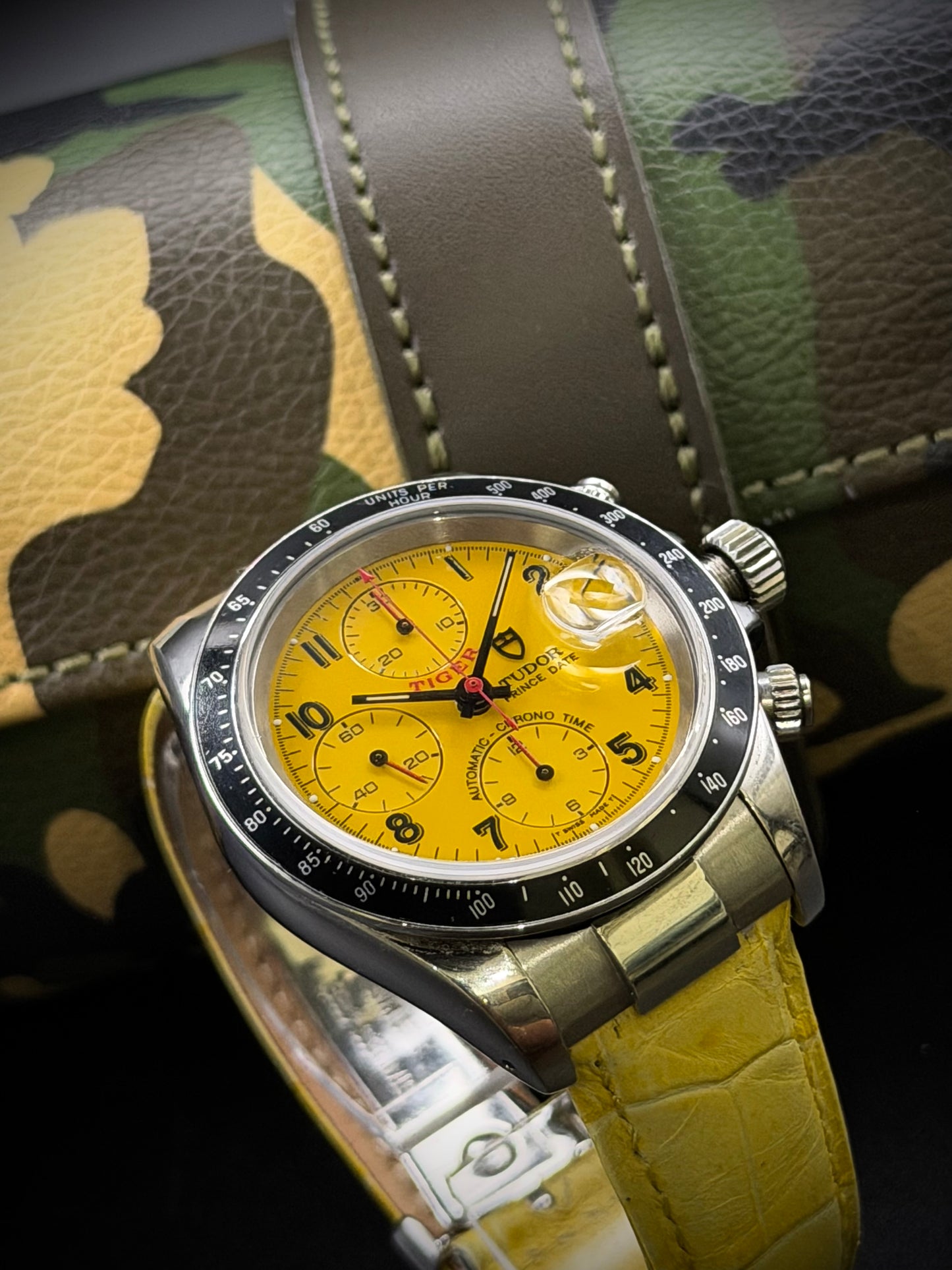 Tudor Tiger 79260 Yellow Dial