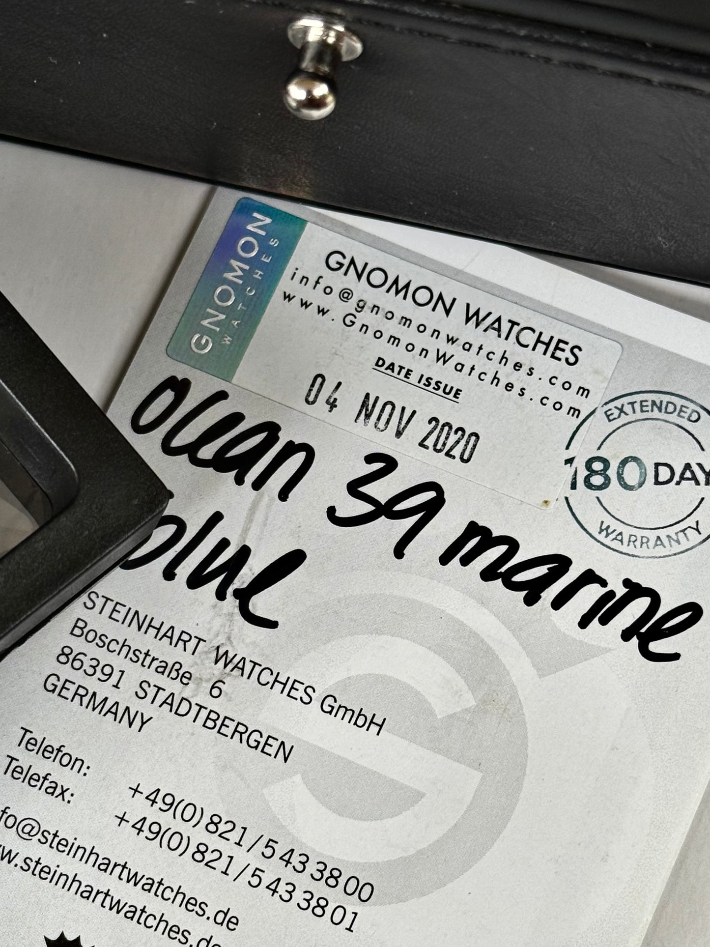 Steinhart Ocean One Marine 39 – Gnomon Edition