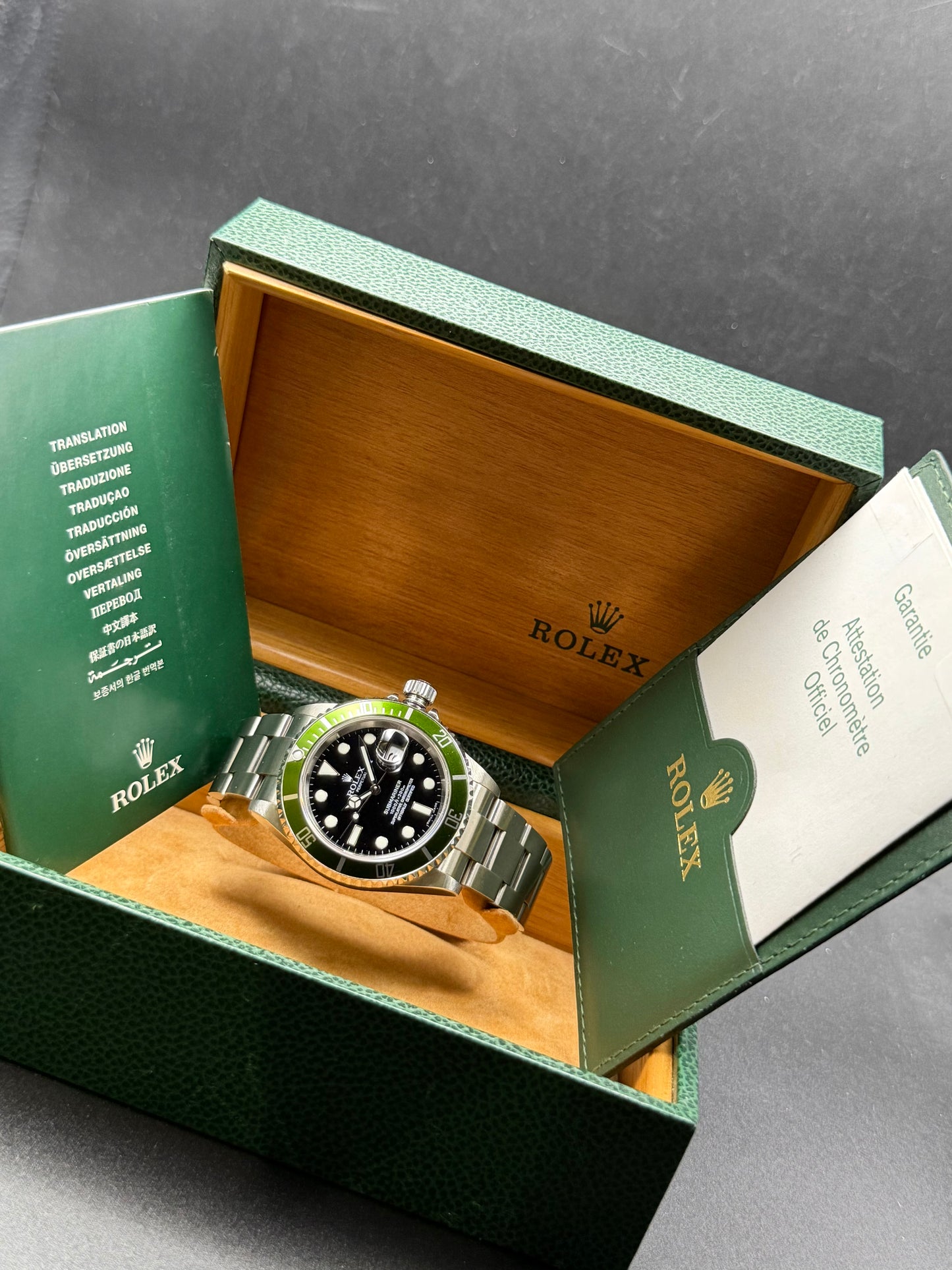 Rolex Submariner 16610LV kermit