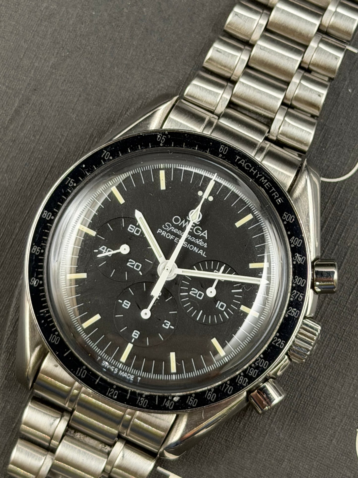 Omega Speedmaster 145.022 blu bezel