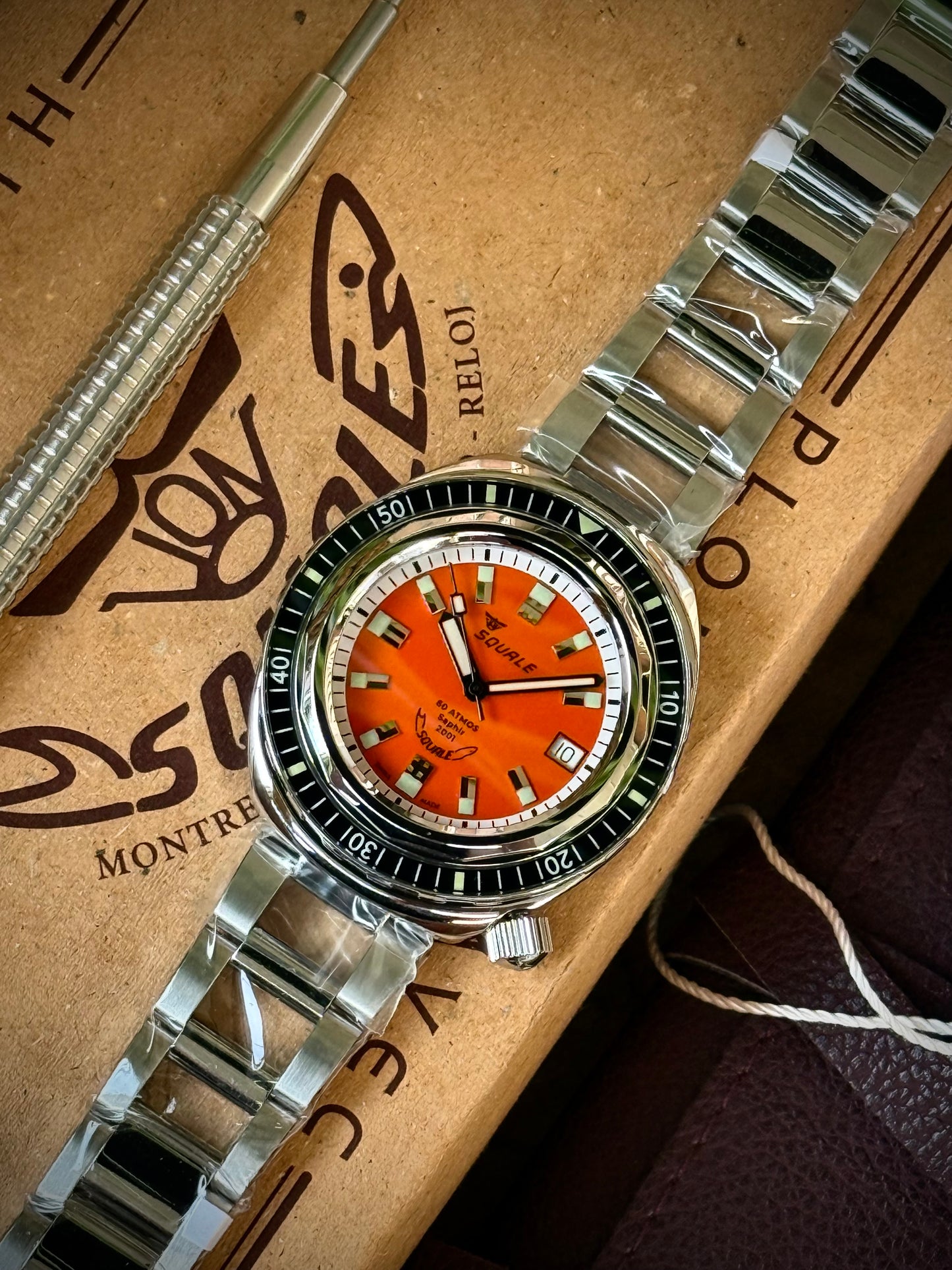 Squale 2001 Reverse Orange