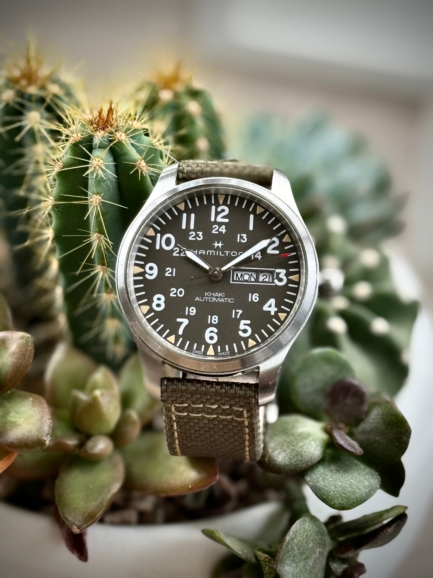 Hamilton Khaki Field Day Date