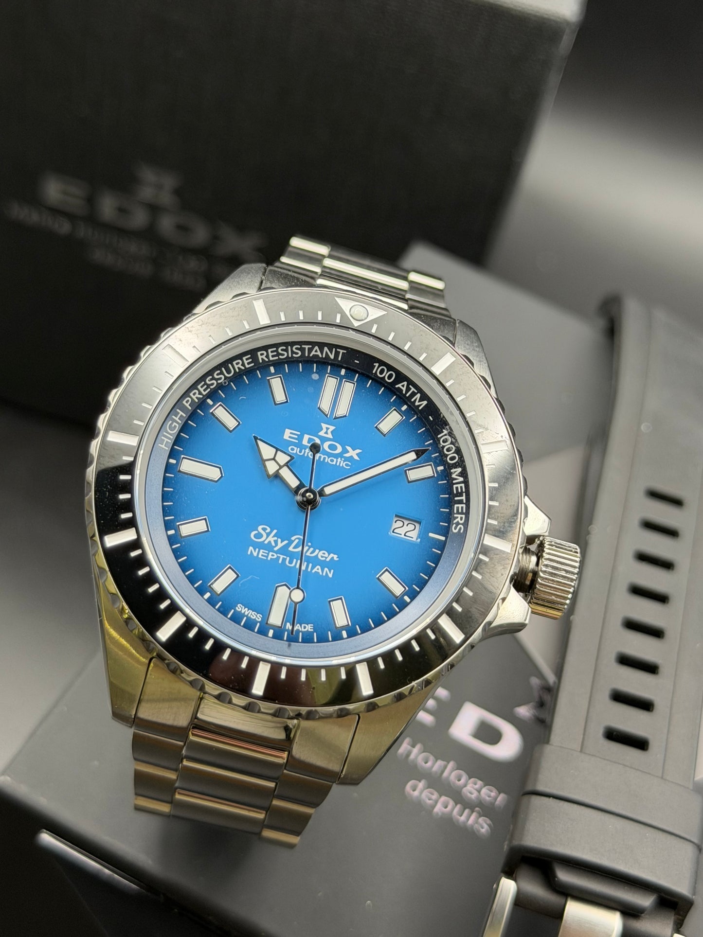 Edox Skydiver Neptunian