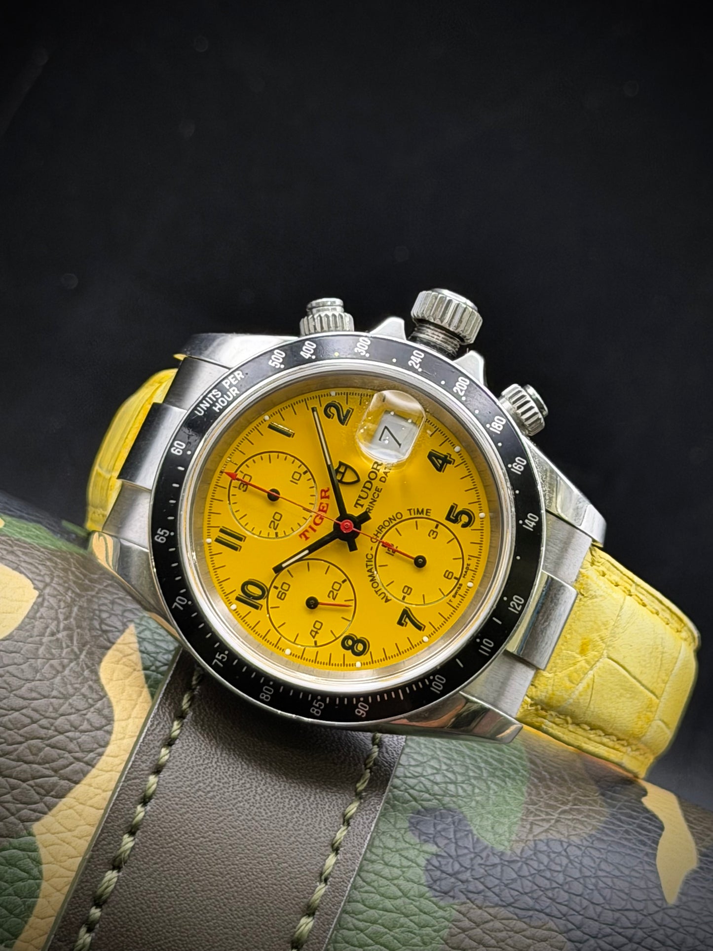 Tudor Tiger 79260 Yellow Dial