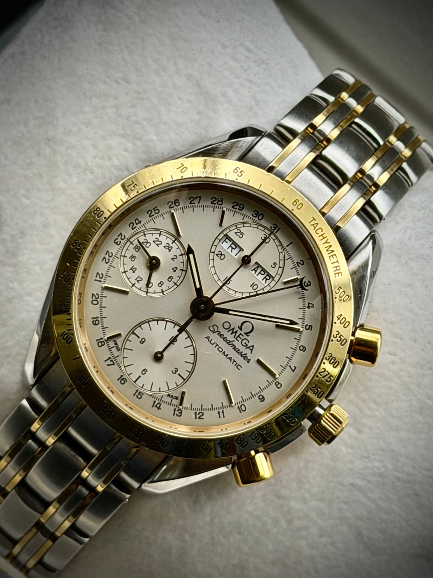 Omega Triple Date acciao/oro