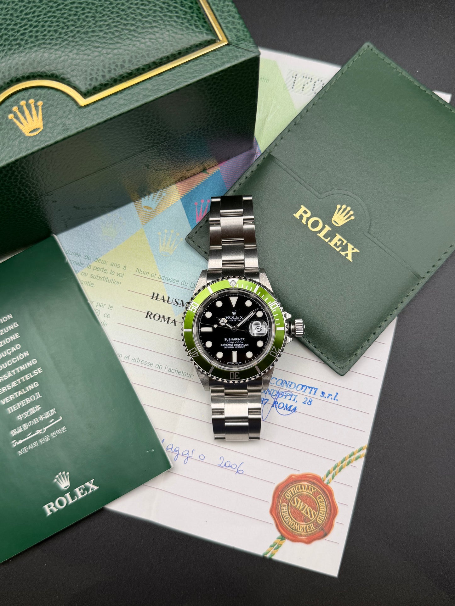 Rolex Submariner 16610LV kermit