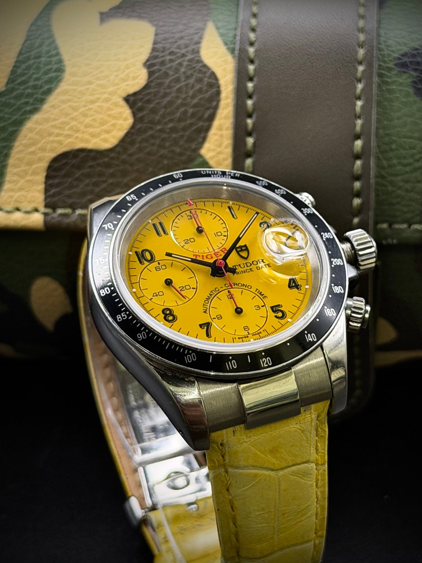 Tudor Tiger 79260 Yellow Dial