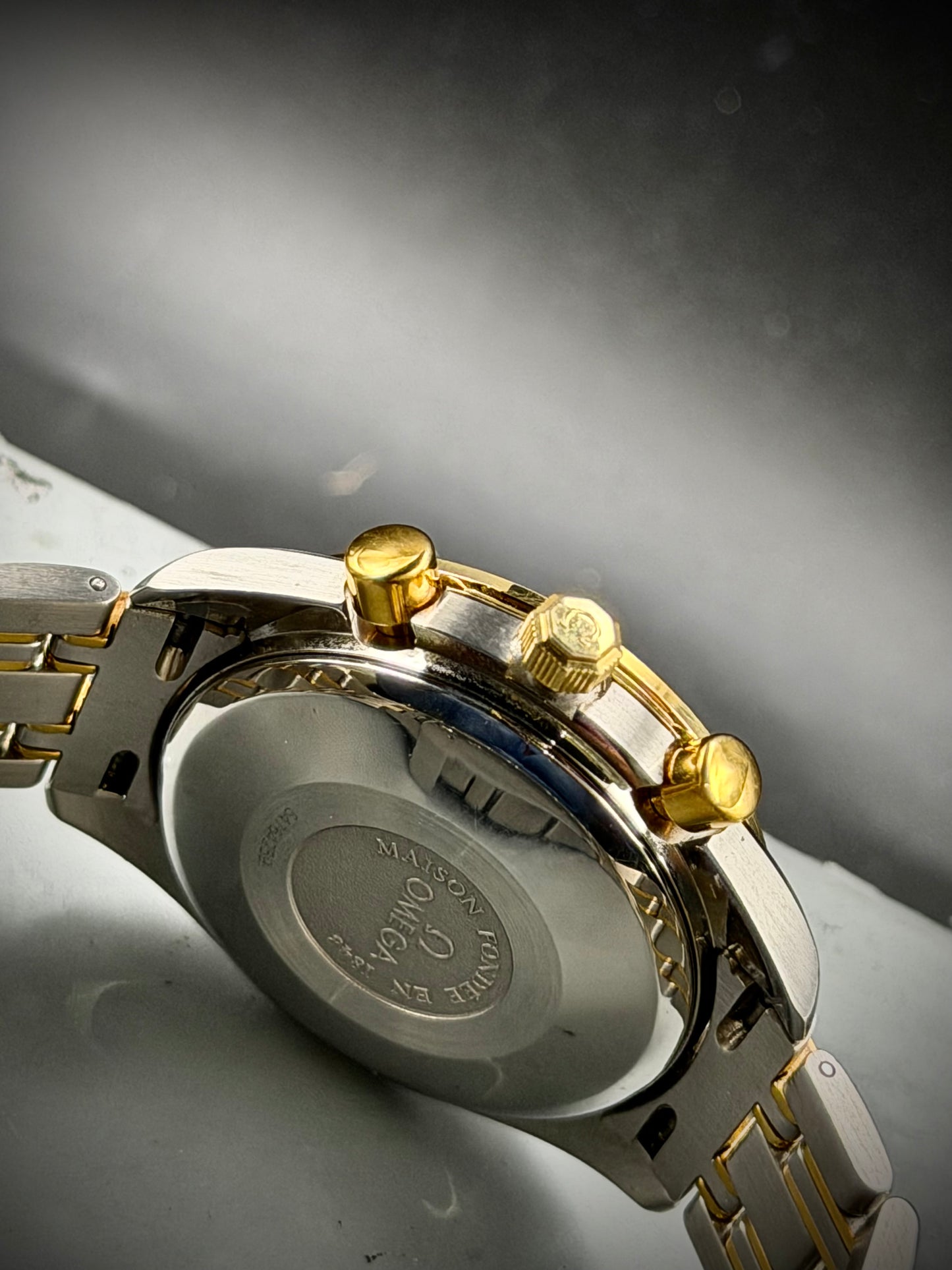 Omega Triple Date acciao/oro