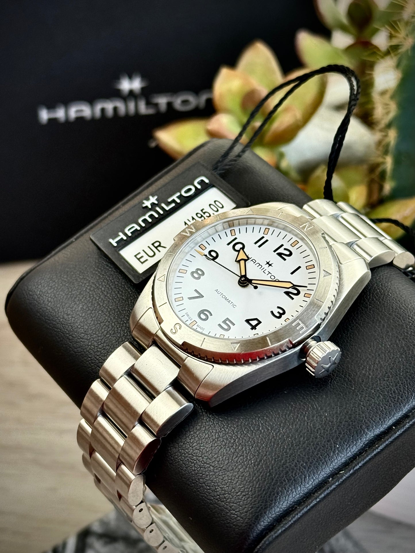 Hamilton Expedition White 37 mm (new)