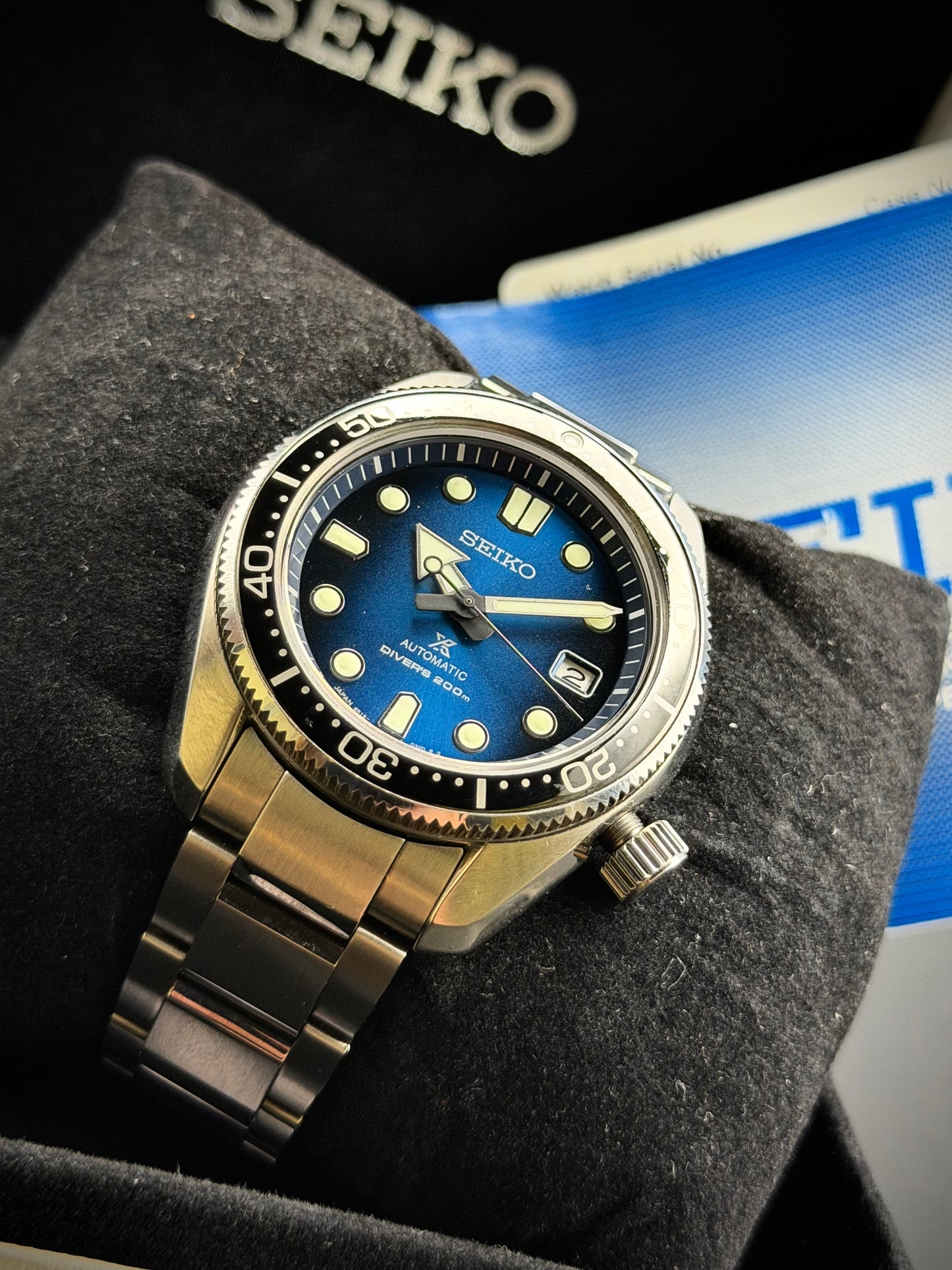 Seiko Baby Marinemaster 200 “Blu Hole”