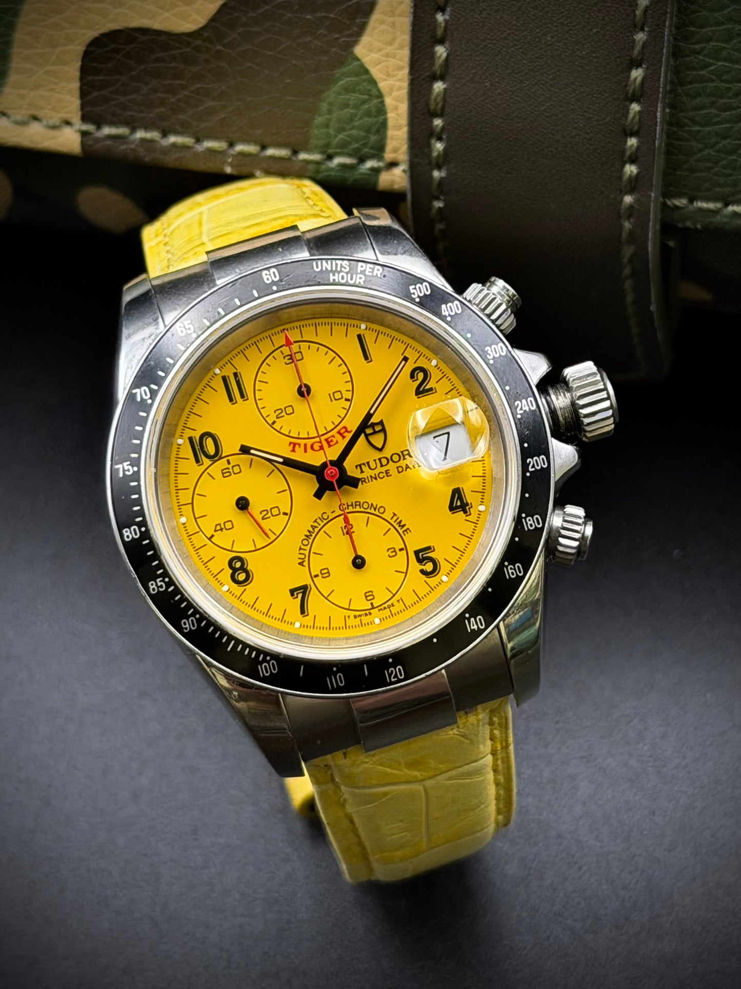 Tudor Tiger 79260 Yellow Dial