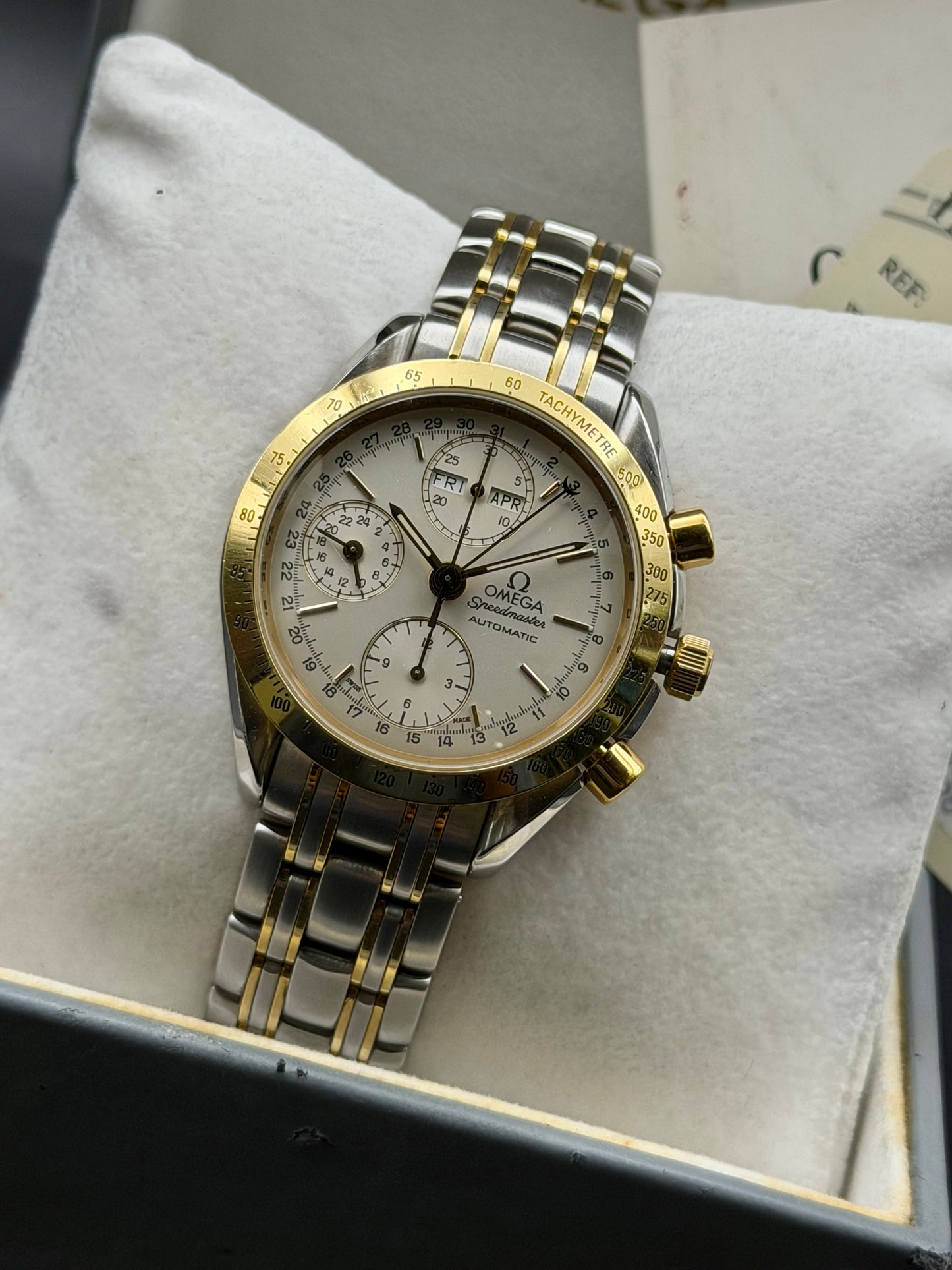 Omega Triple Date acciao/oro