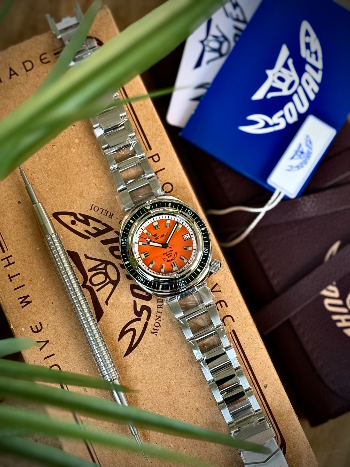 Squale 2001 Reverse Orange
