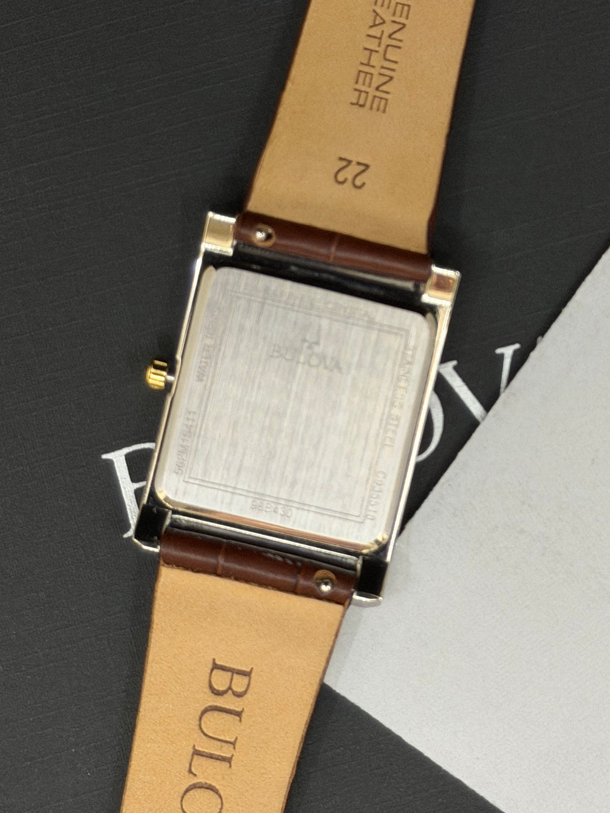 Bulova Rectangle 98B430