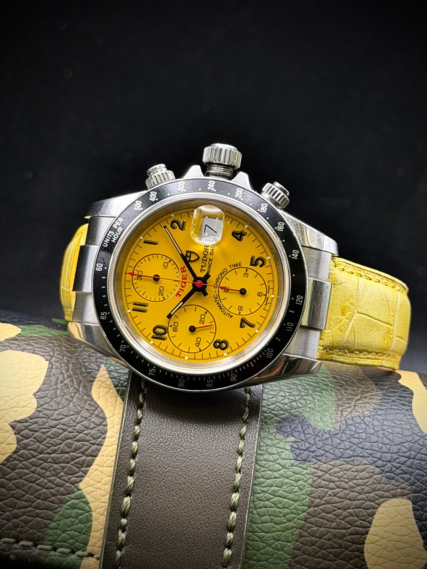 Tudor Tiger 79260 Yellow Dial