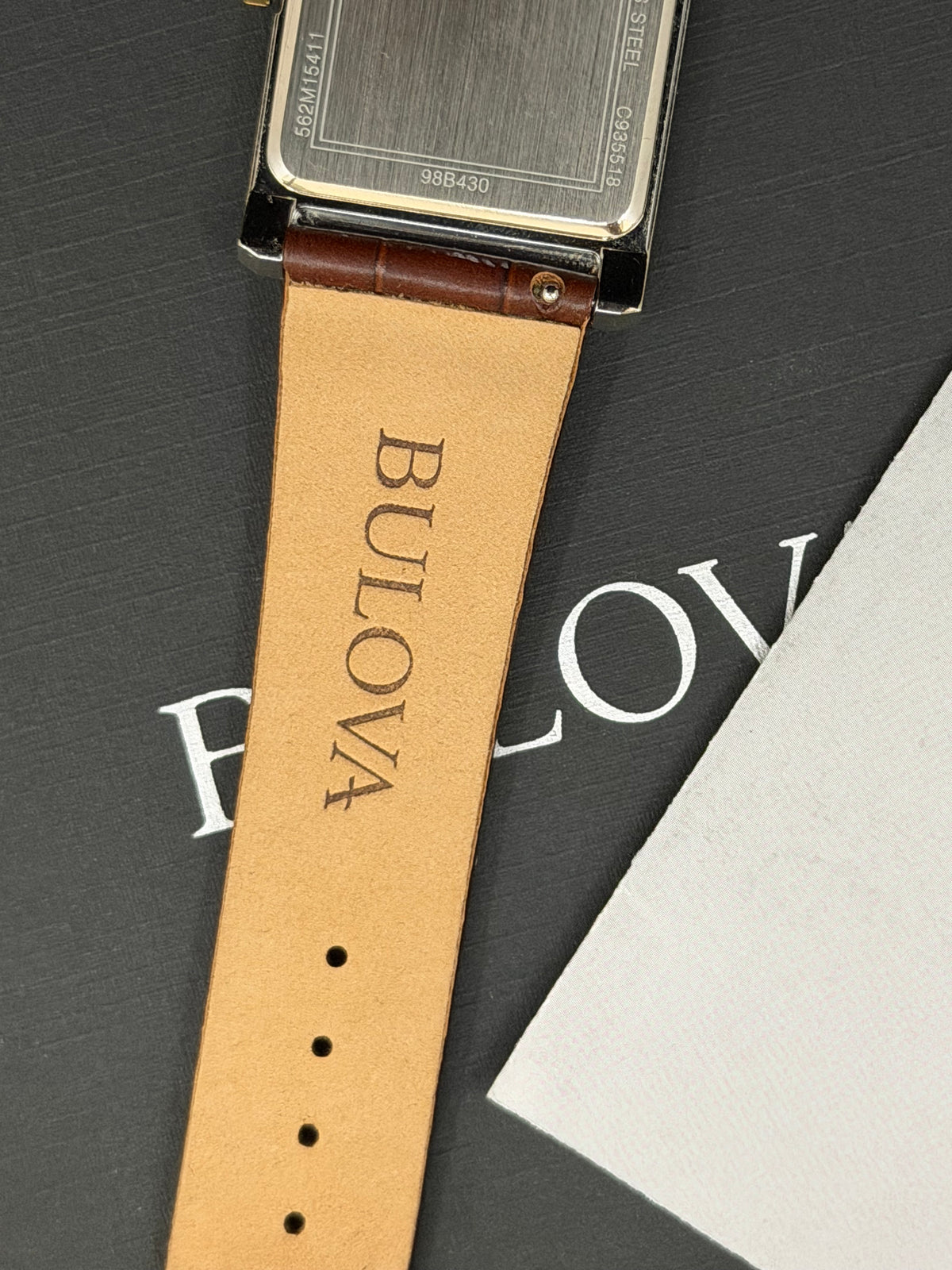 Bulova Rectangle 98B430