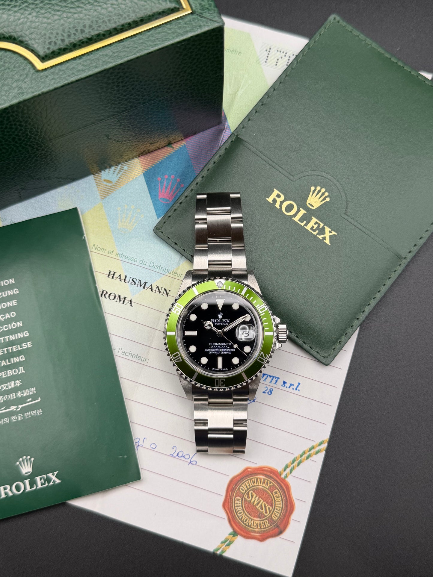 Rolex Submariner 16610LV kermit