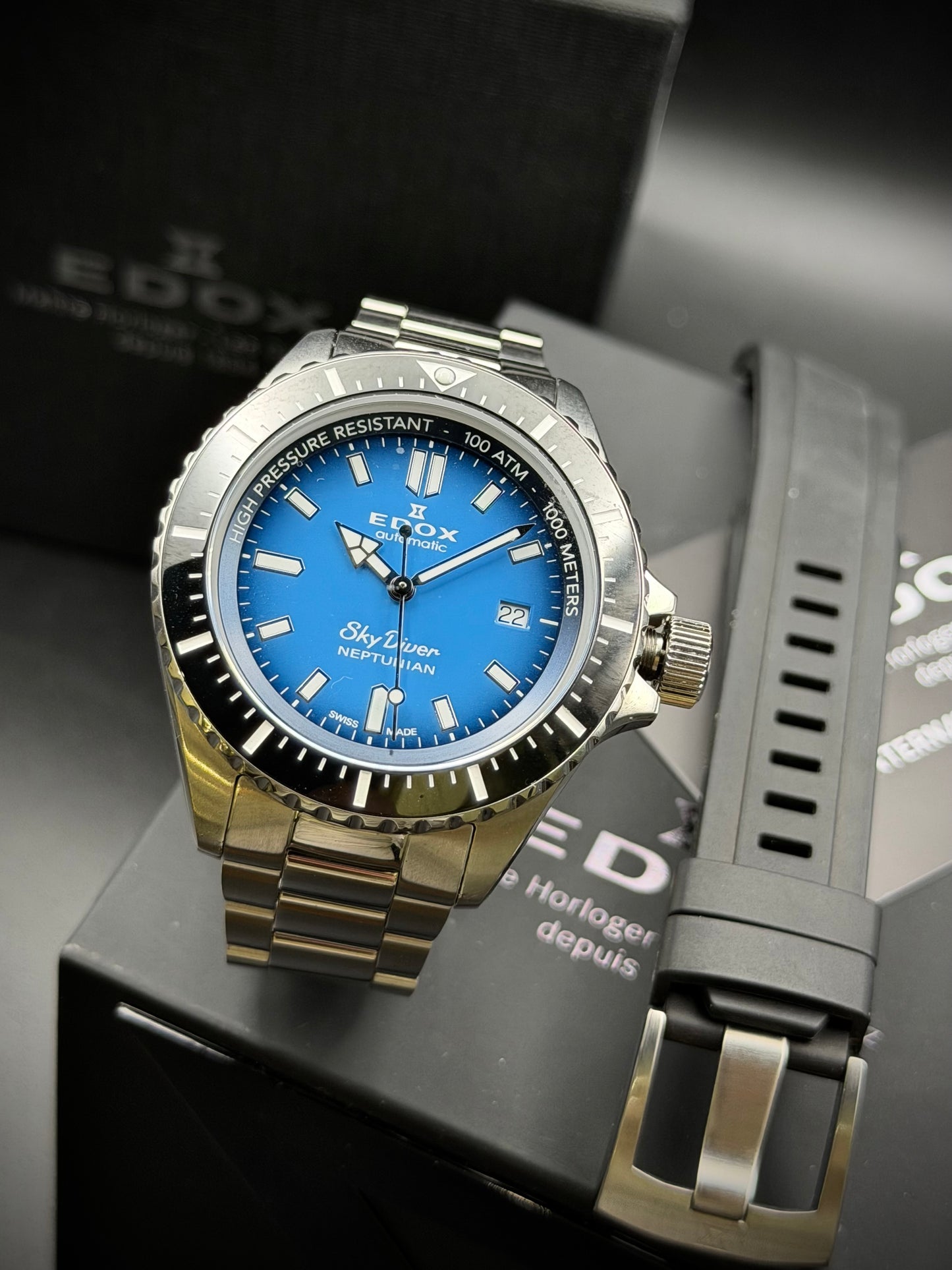 Edox Skydiver Neptunian