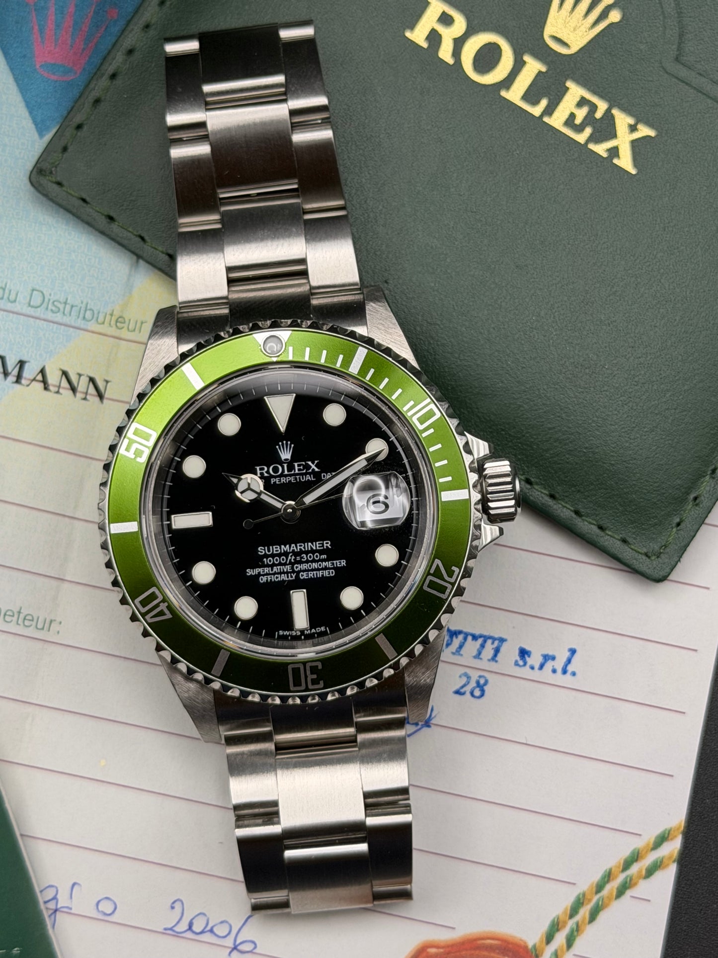 Rolex Submariner 16610LV kermit