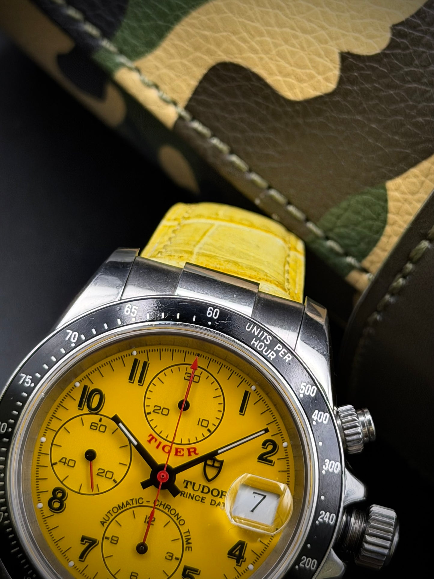 Tudor Tiger 79260 Yellow Dial