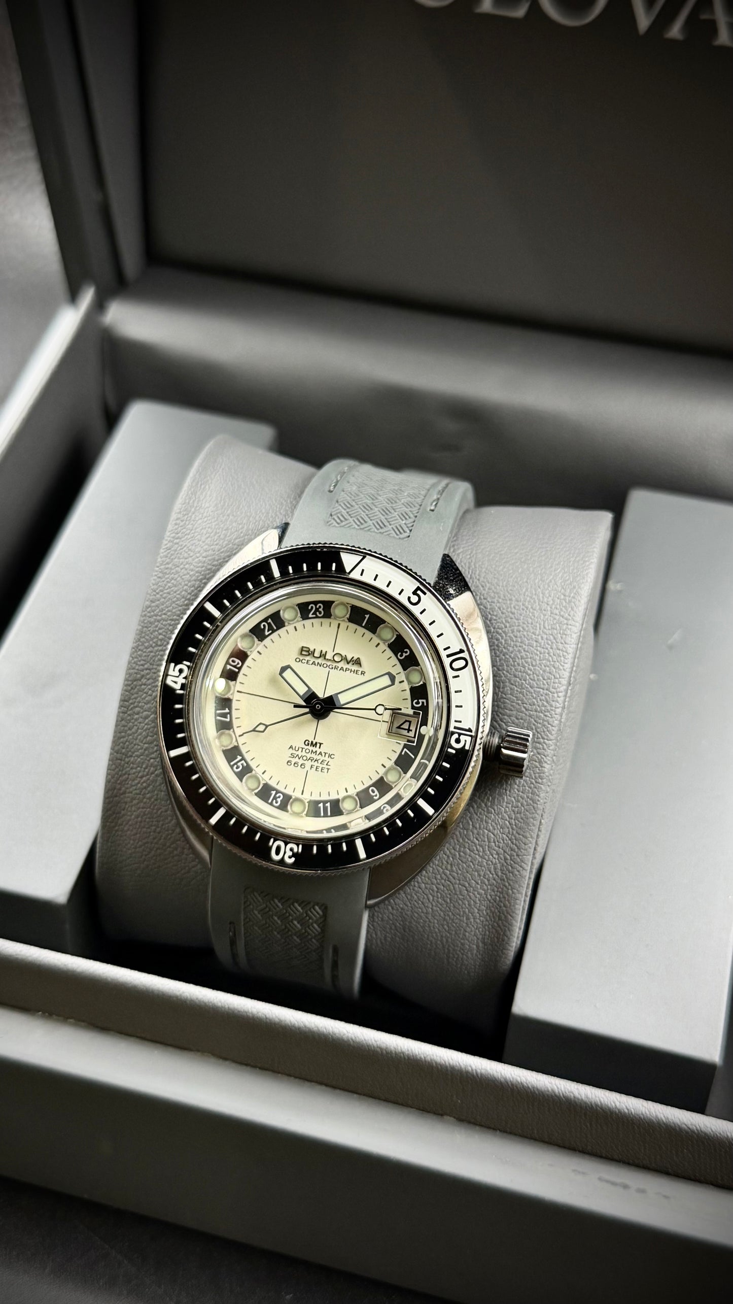 Bulova Oceanographer GMT Full Lume