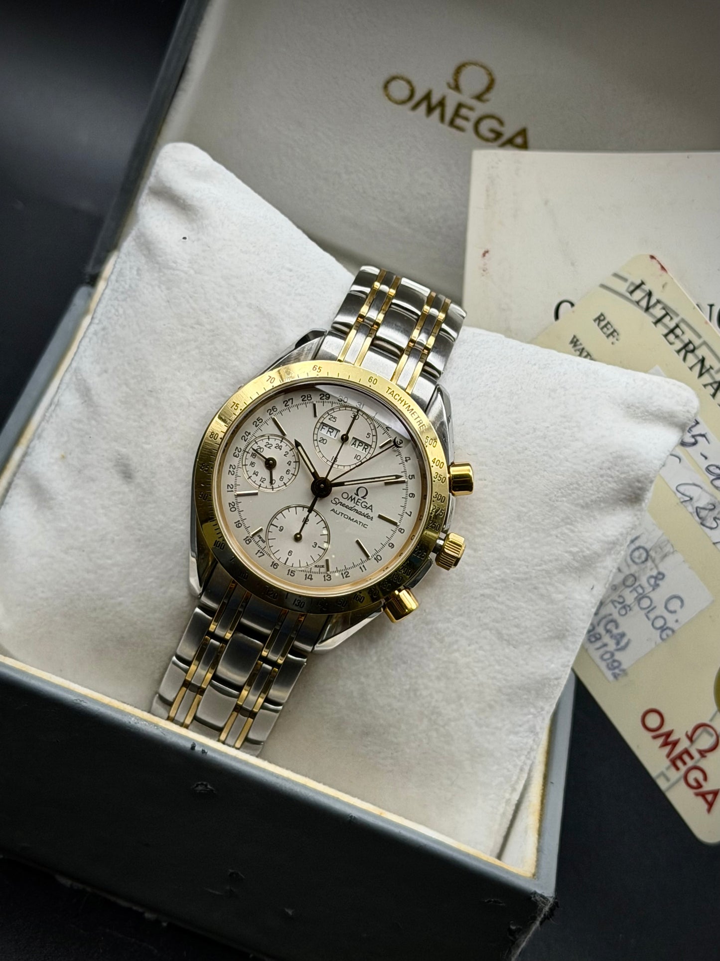 Omega Triple Date acciao/oro